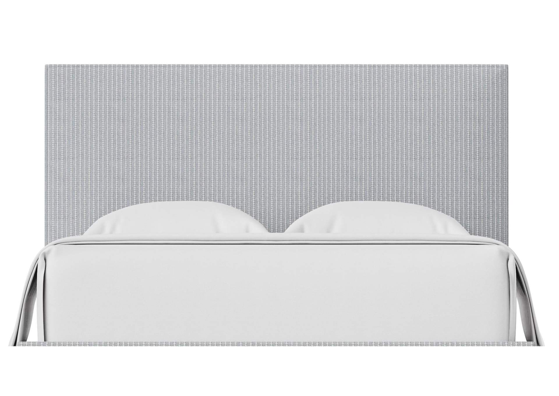 Choices Navy Stripe Amelia Upholstery Hb King image 1