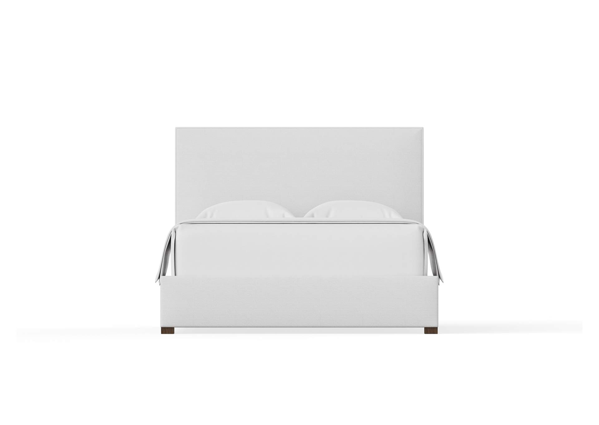 Choices Amelia Queen Upholstered Bed - Pure White image 1