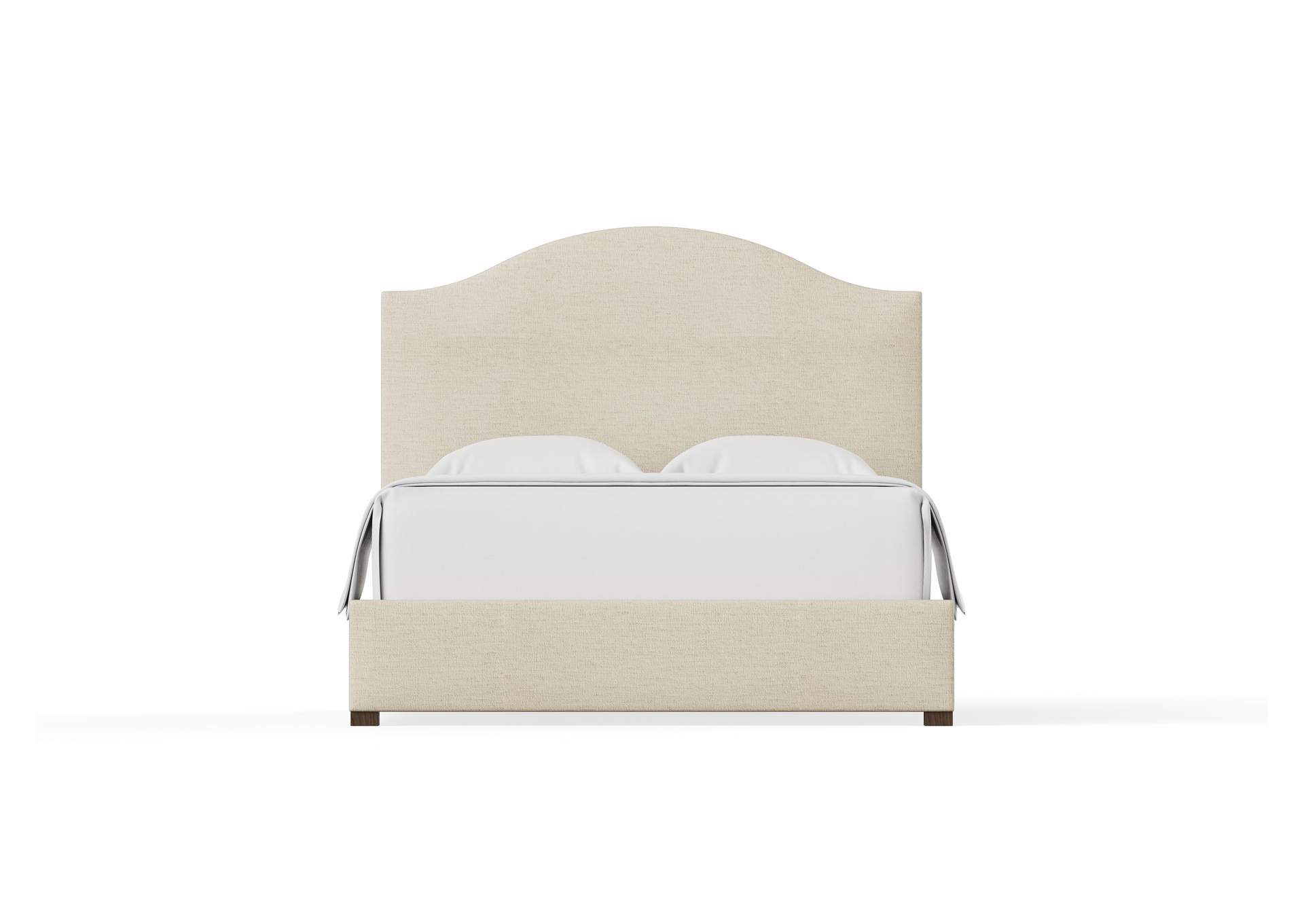 Choices Emily Queen Upholstered Bed - Ivory Cream image 1