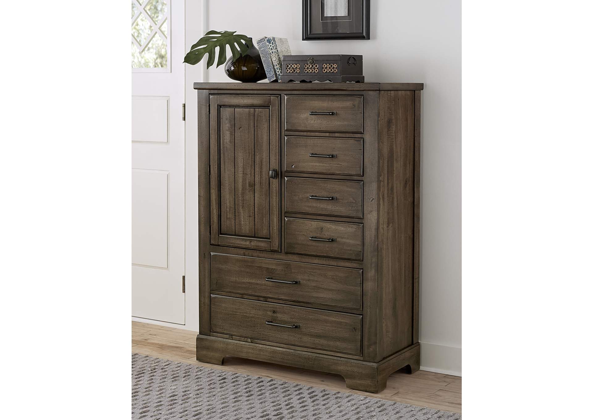 Cool Rustic - Mink Standing Chest