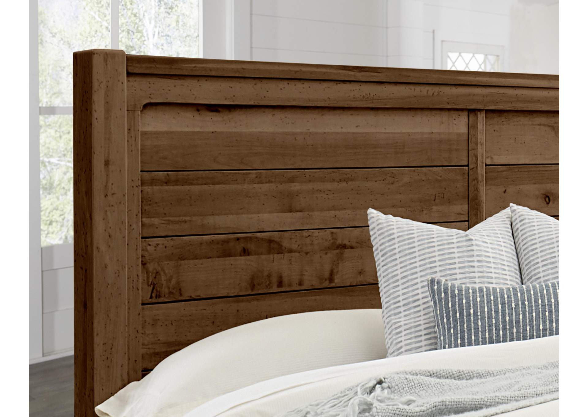 Cool Rustic-Amber King Plank Bed image 5