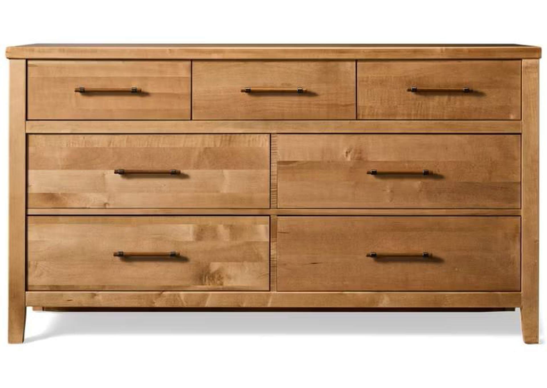 Pure Maple-Natural Maple Dresser - 7 Drawer image 1