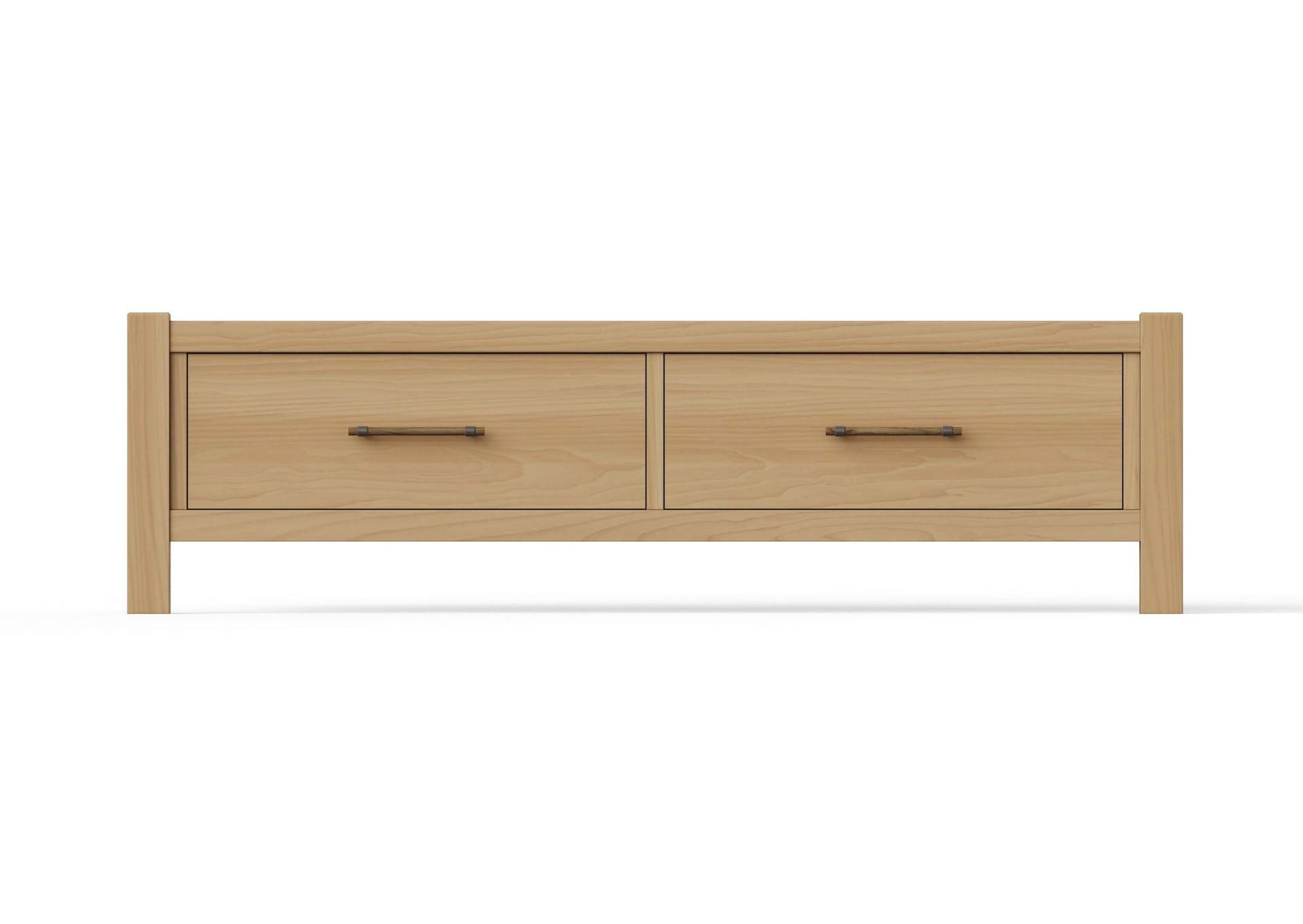 Pure Maple-Natural Maple Queen Poster Storage Bed image 3