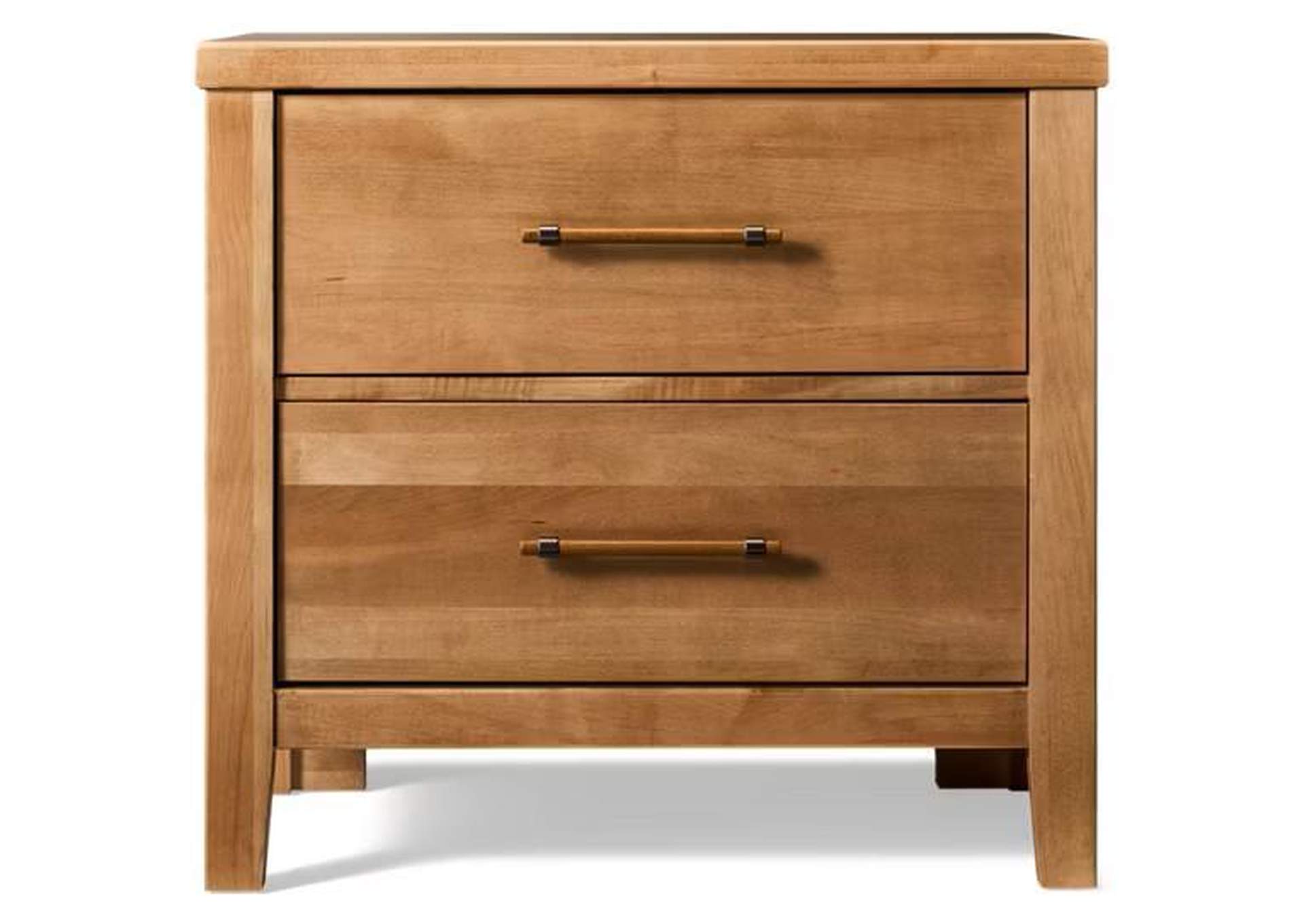 Pure Maple-Natural Maple Night Stand - 2 Drawer image 1