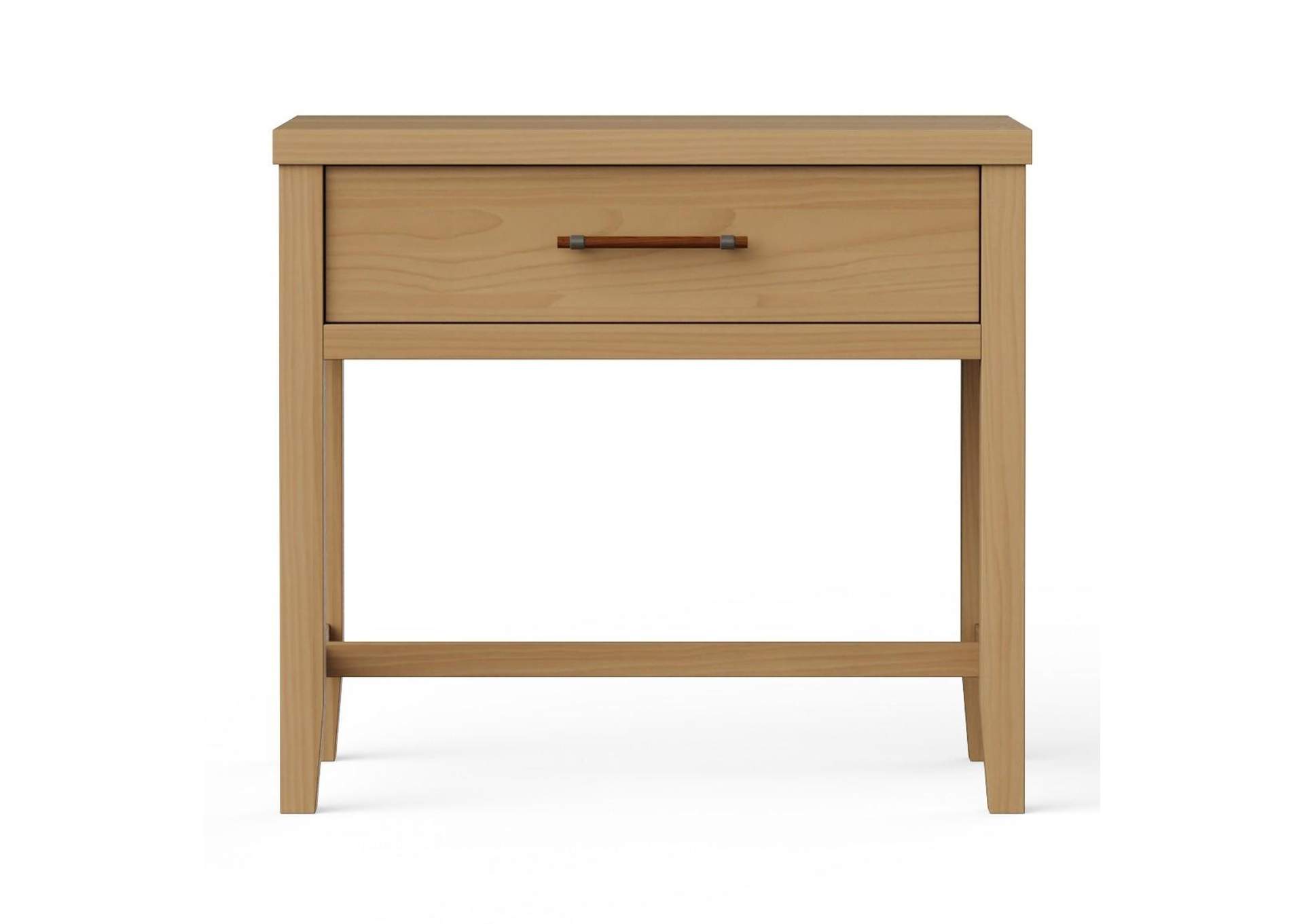 Pure Maple-Natural Maple Bedside Table - 1 Drawer image 1