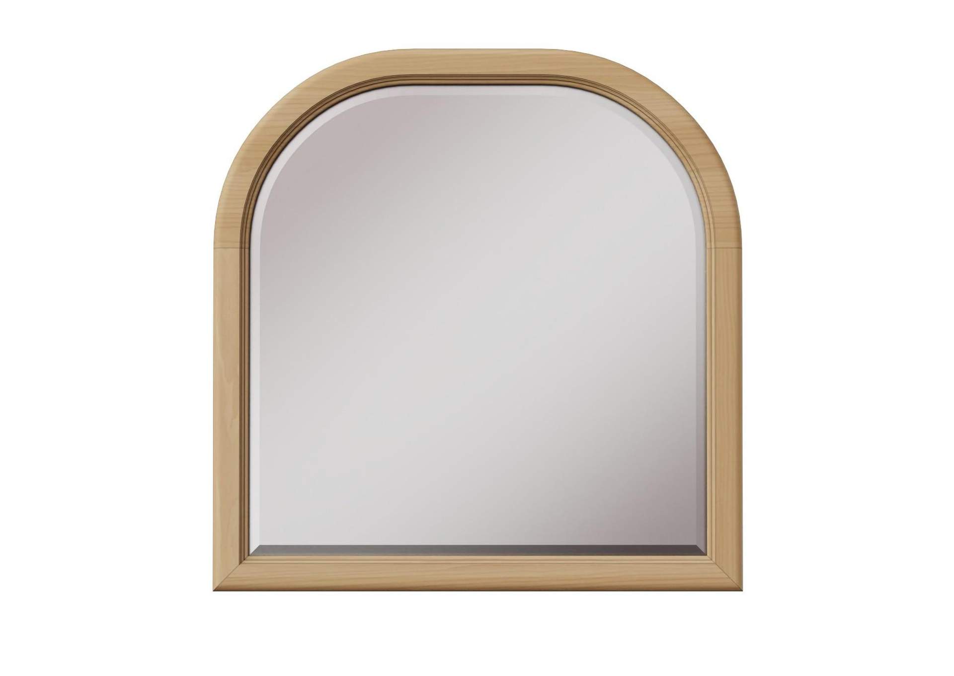 Pure Maple-Natural Maple Arch Mirror image 1