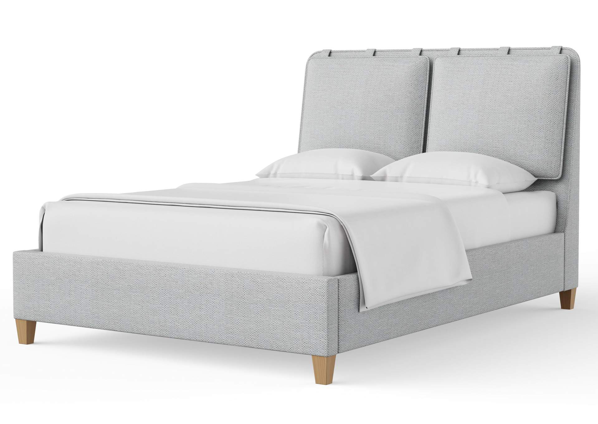 Nordhaven-Clear Maple Queen Upholstery Bed-Blue Mist image 1