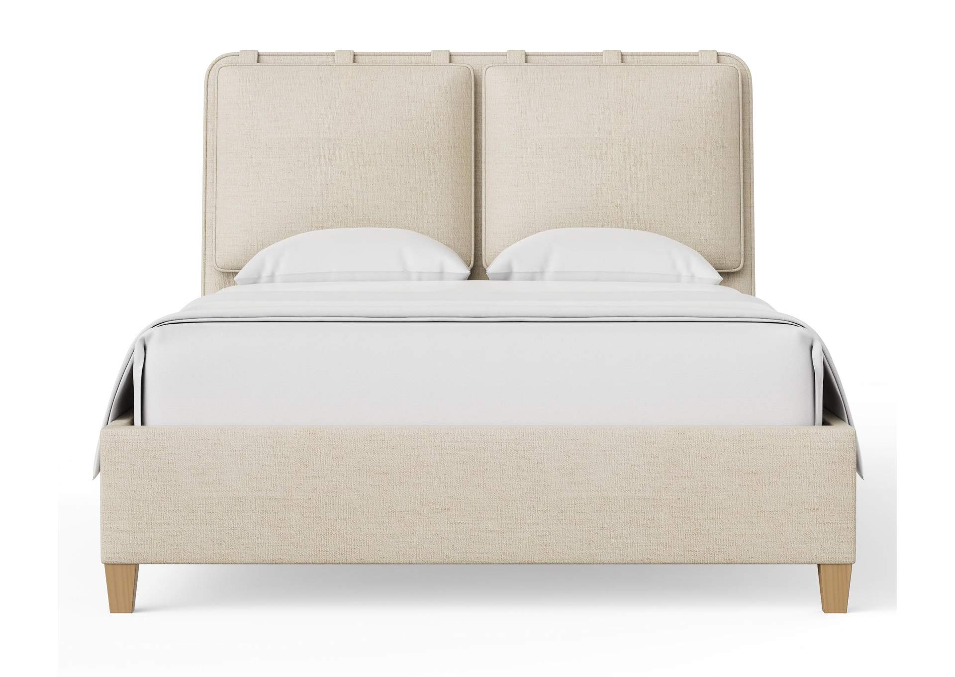 Nordhaven-Two-Tone Queen Upholstery Bed-Sandstone image 5