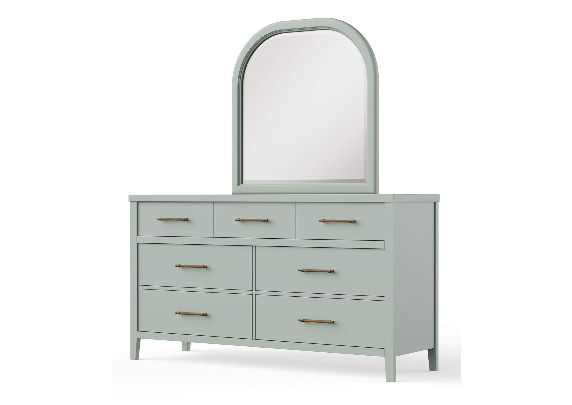Pure Maple-Sage Dresser - 7 Drawer image 1