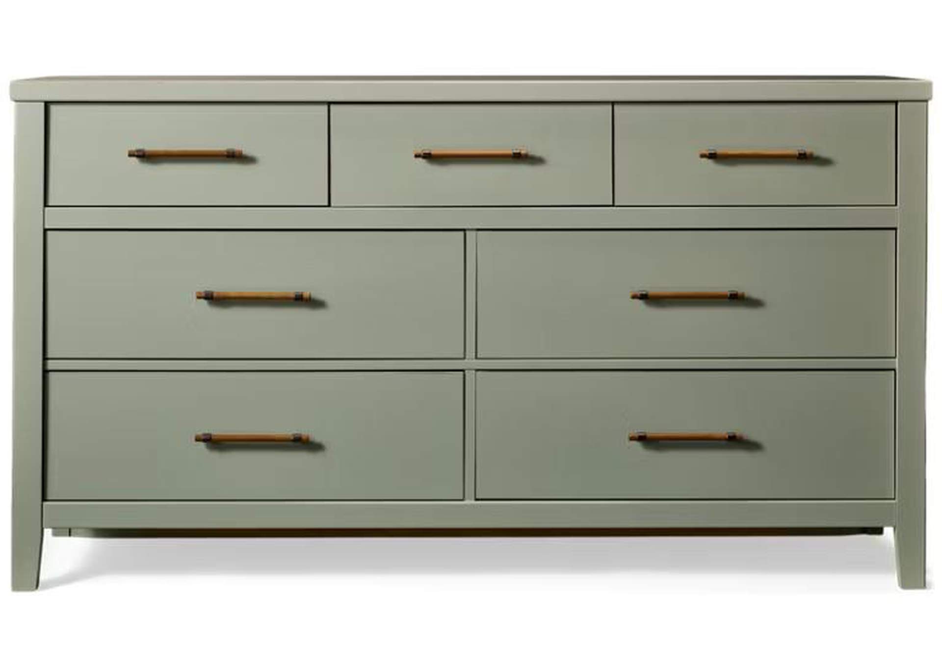Pure Maple-Sage Dresser - 7 Drawer image 1