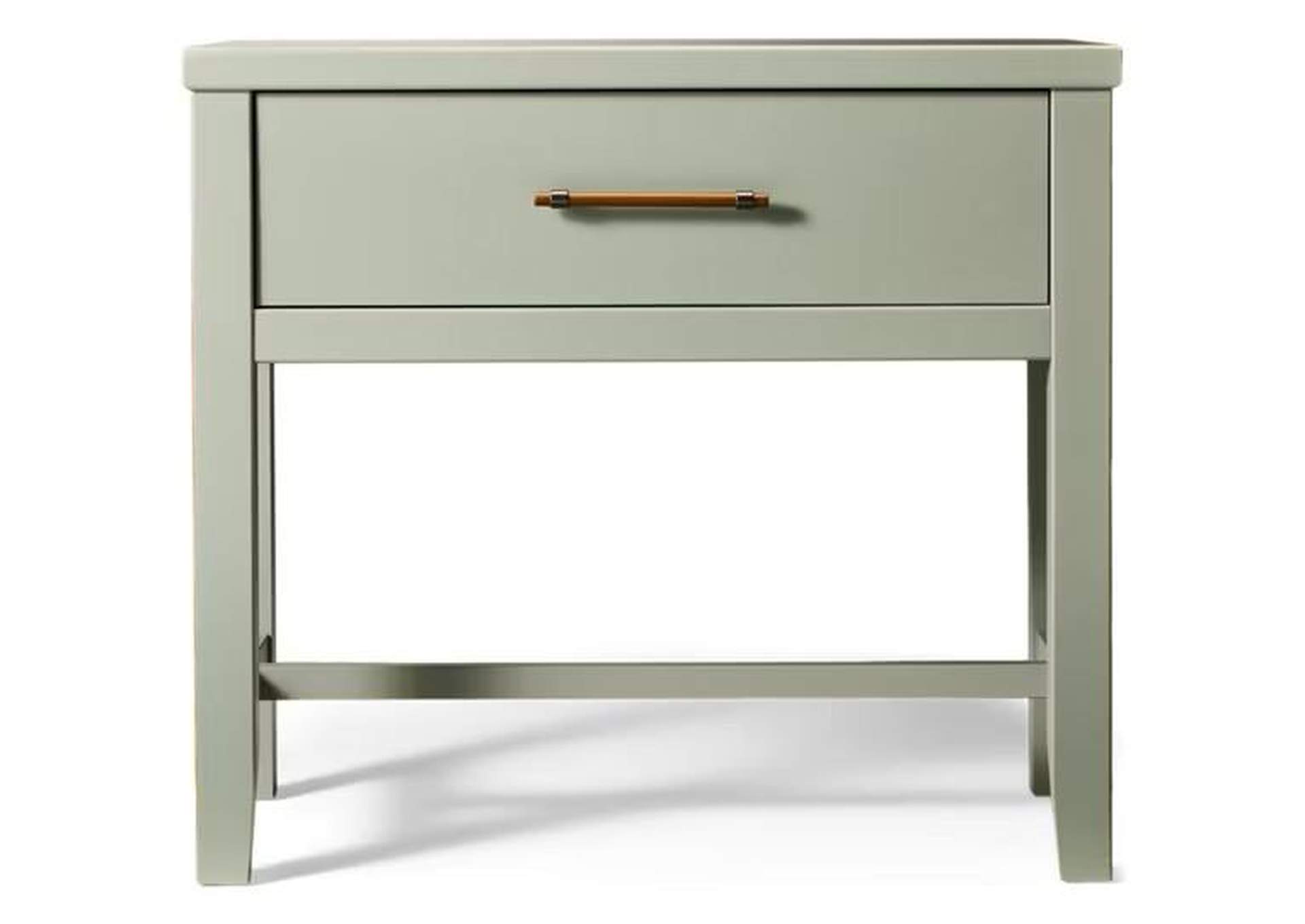 Pure Maple-Sage Bedside Table - 1 Drawer image 1