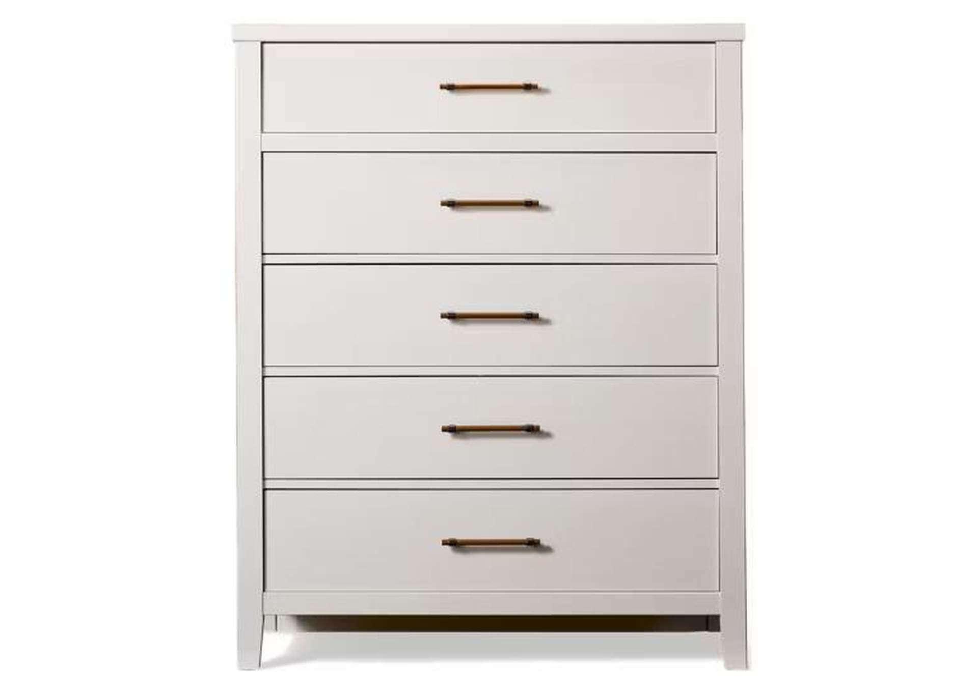 Pure Maple-Cottage White Chest - 5 Drawer image 1