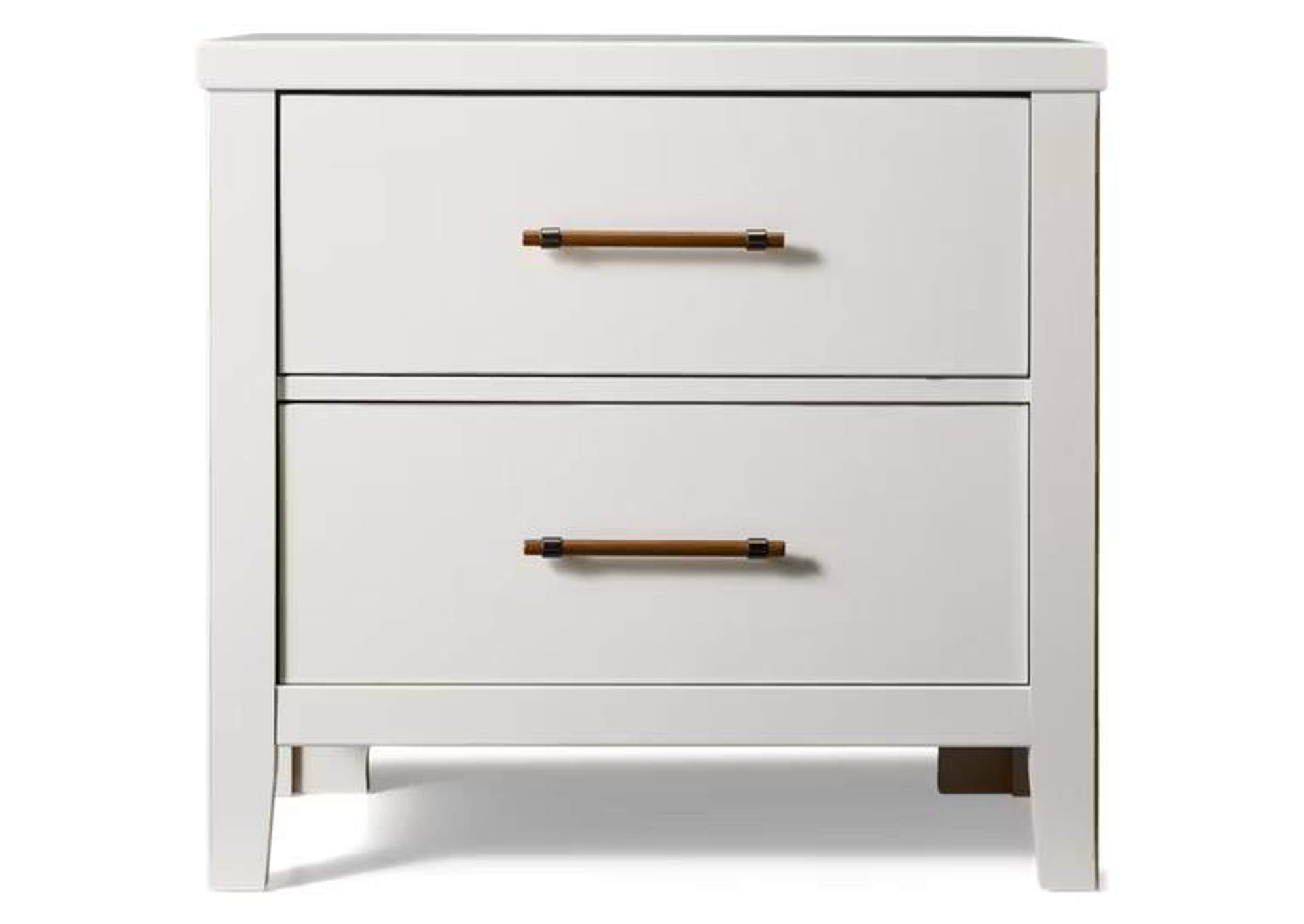 Pure Maple-Cottage White Night Stand - 2 Drawer image 1