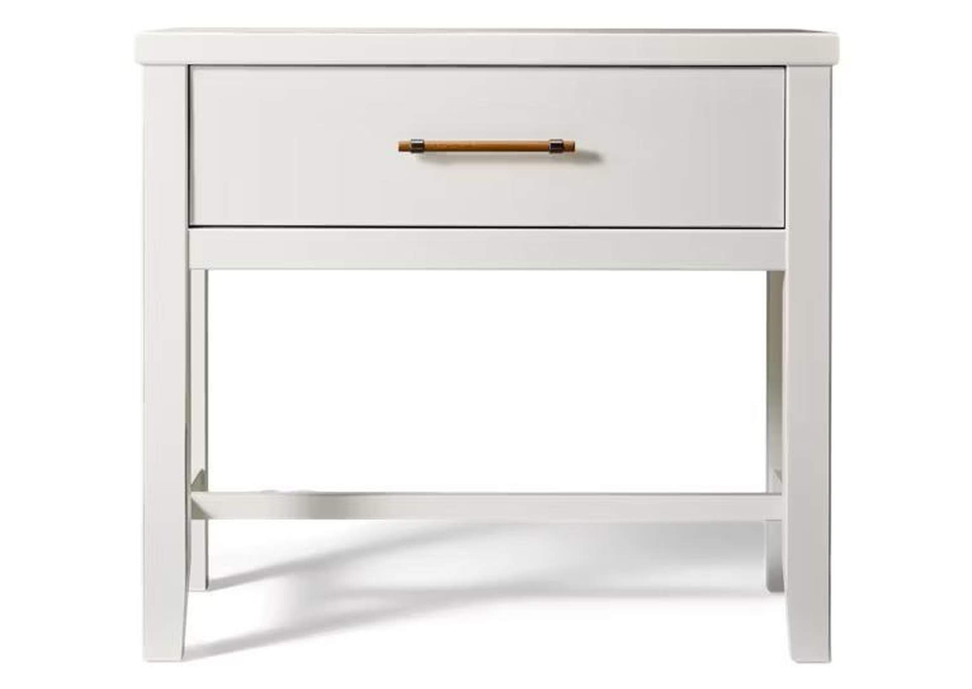 Pure Maple-Cottage White Bedside Table - 1- Drawer image 1