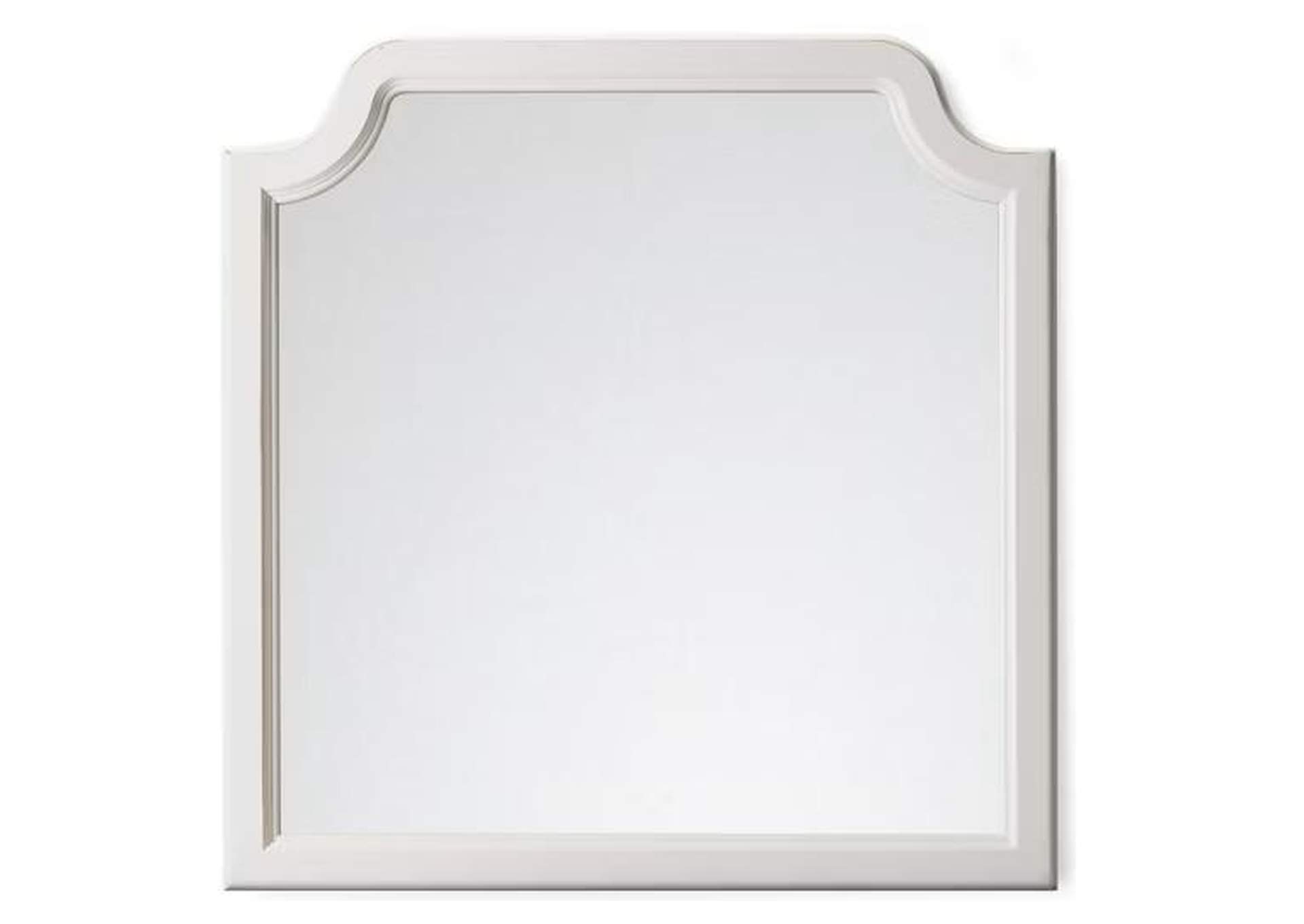 Pure Maple-Cottage White Garden Mirror image 1