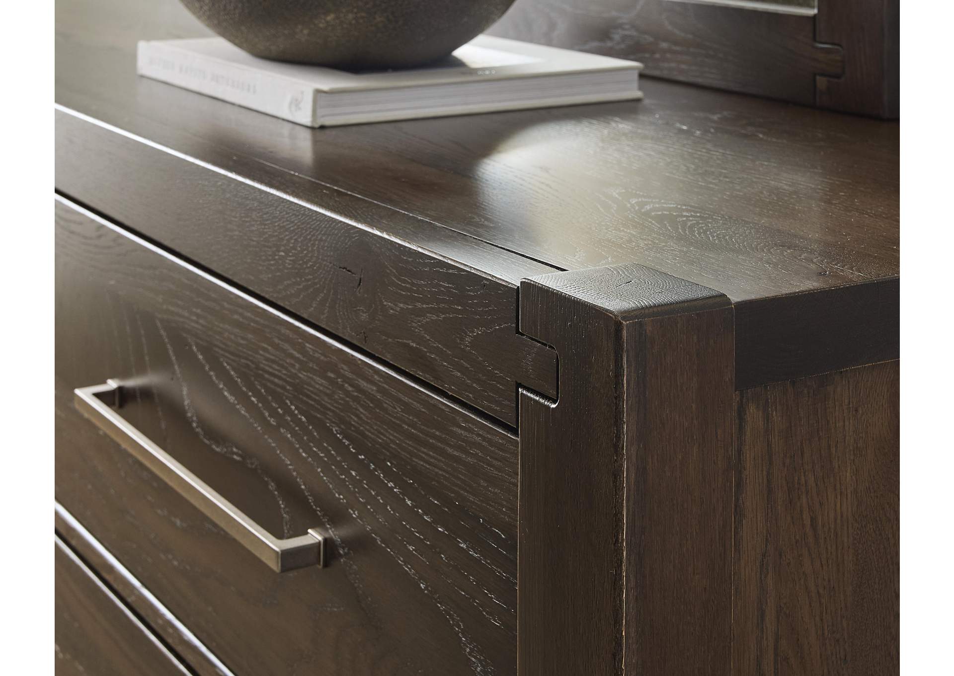 Joinery-Espresso Oak Dresser - 6 Drawer image 3