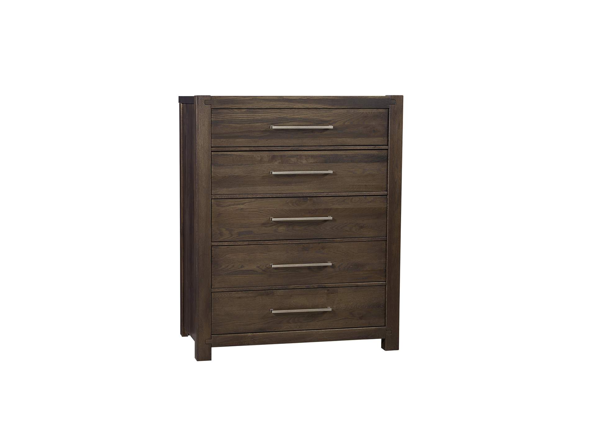 Joinery-Espresso Oak Chest - 5 Drawer image 1