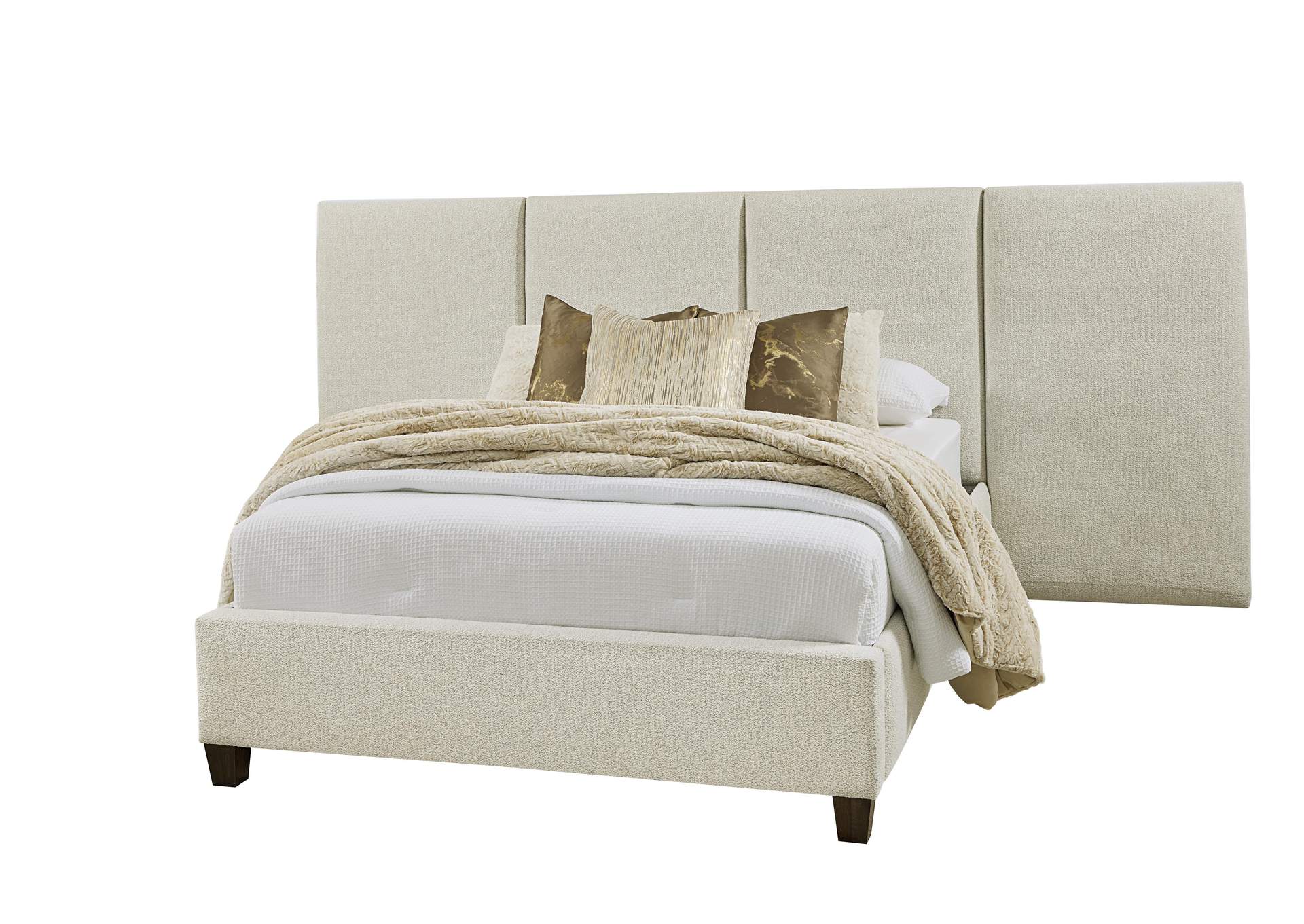 Joinery-Natural Oak King Upholstery Wall Bed-Labradoodle image 1