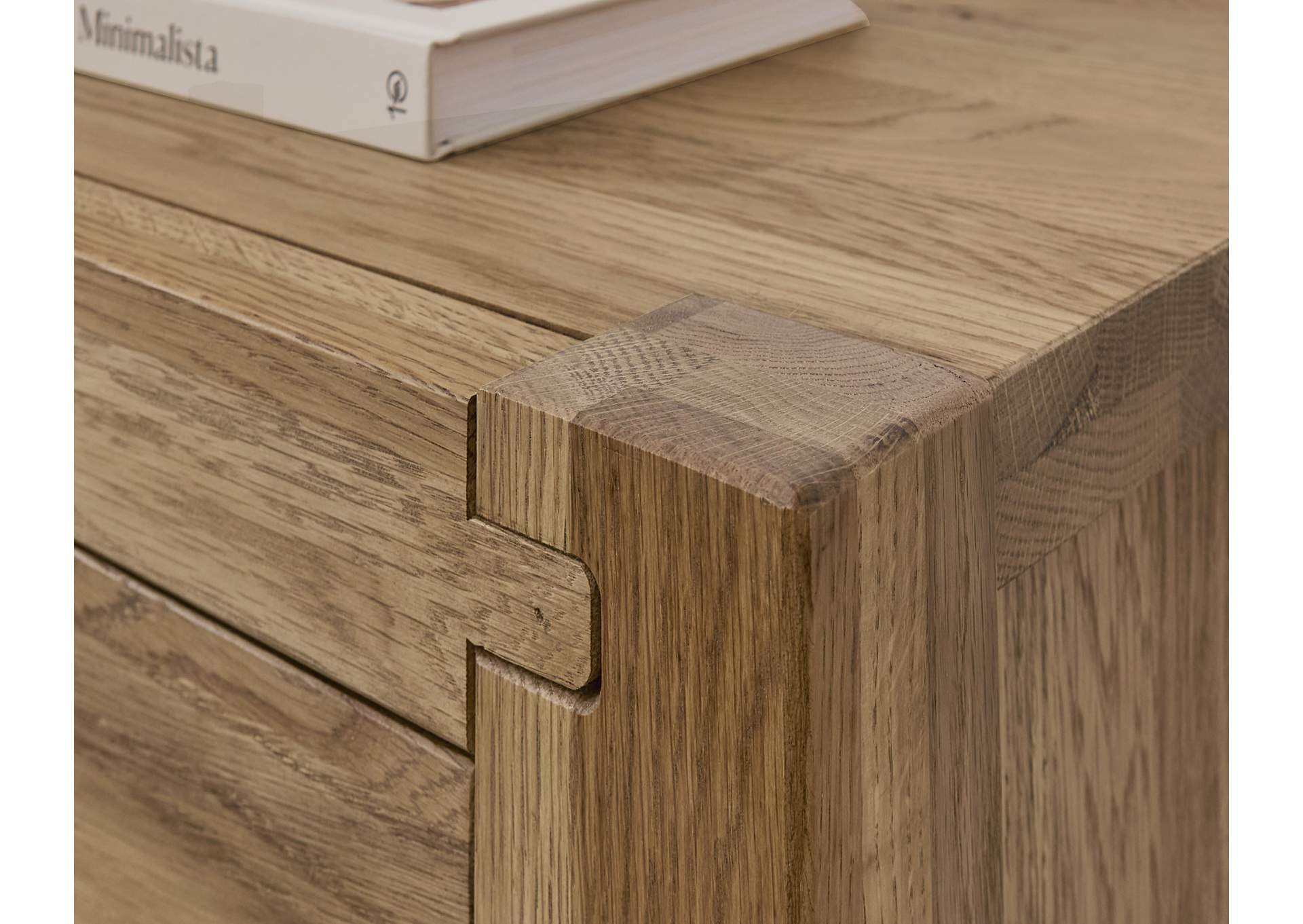 Joinery-Natural Oak Dresser - 6 Drawer image 3