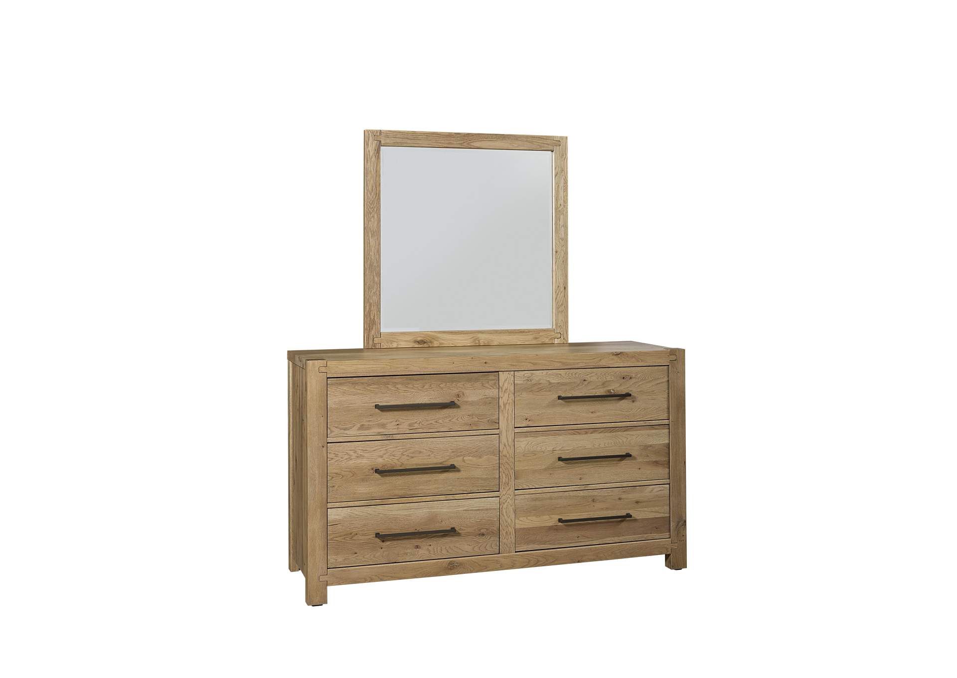 Joinery-Natural Oak Dresser - 6 Drawer image 1