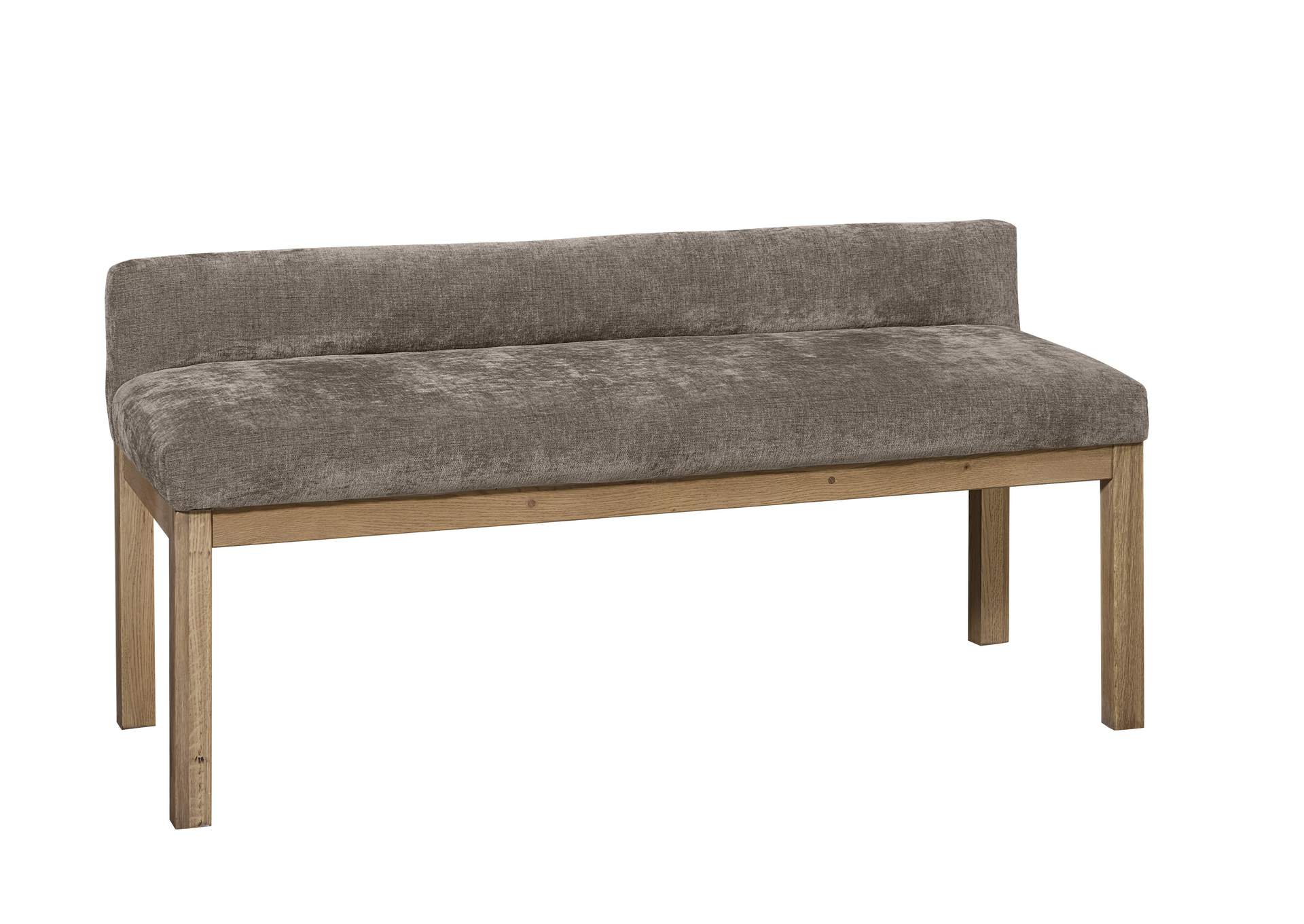 Joinery-Natural Oak Brindle Grey Upholstery Bench image 1