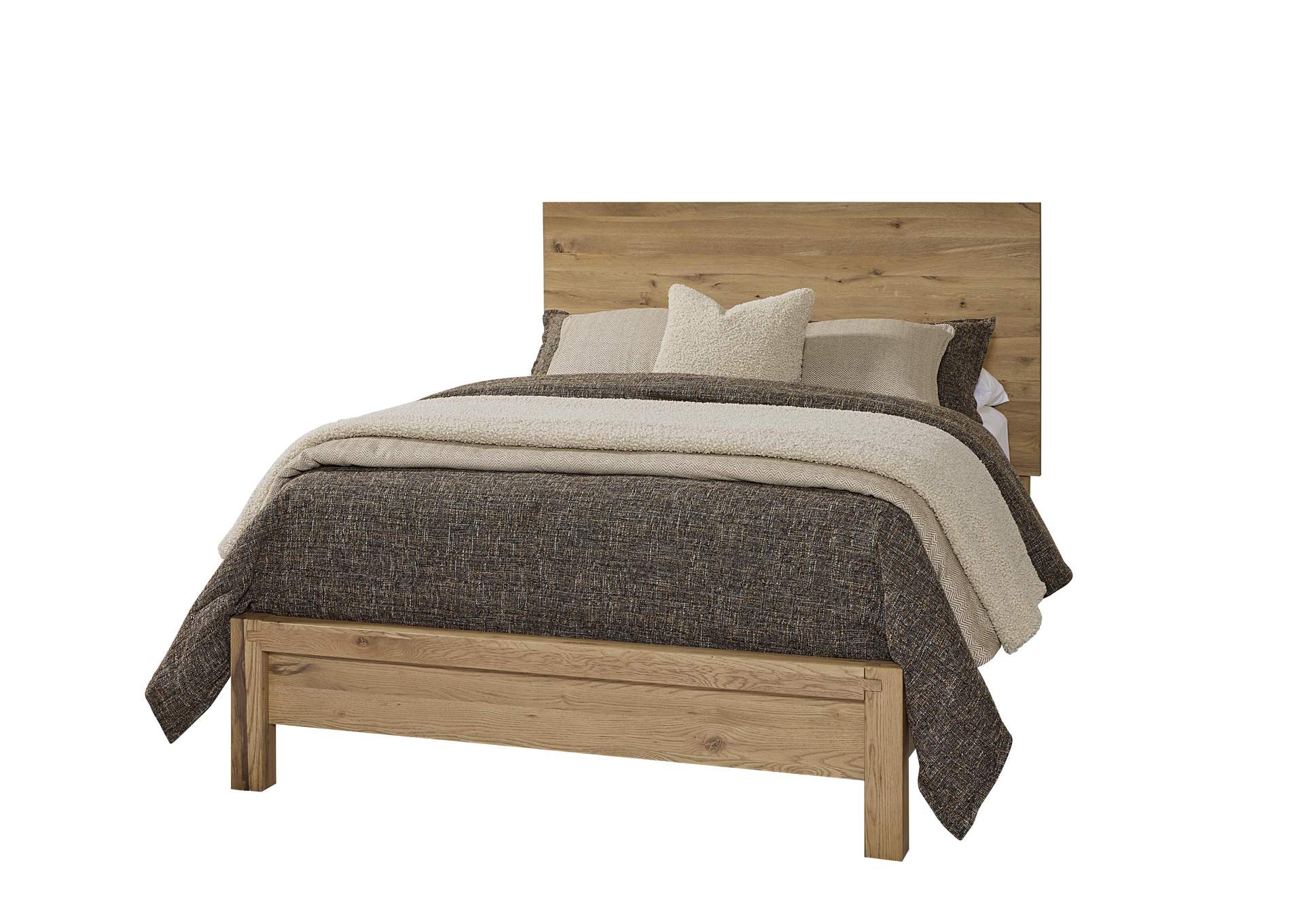 Joinery-Natural Oak Queen Plank Bed image 1