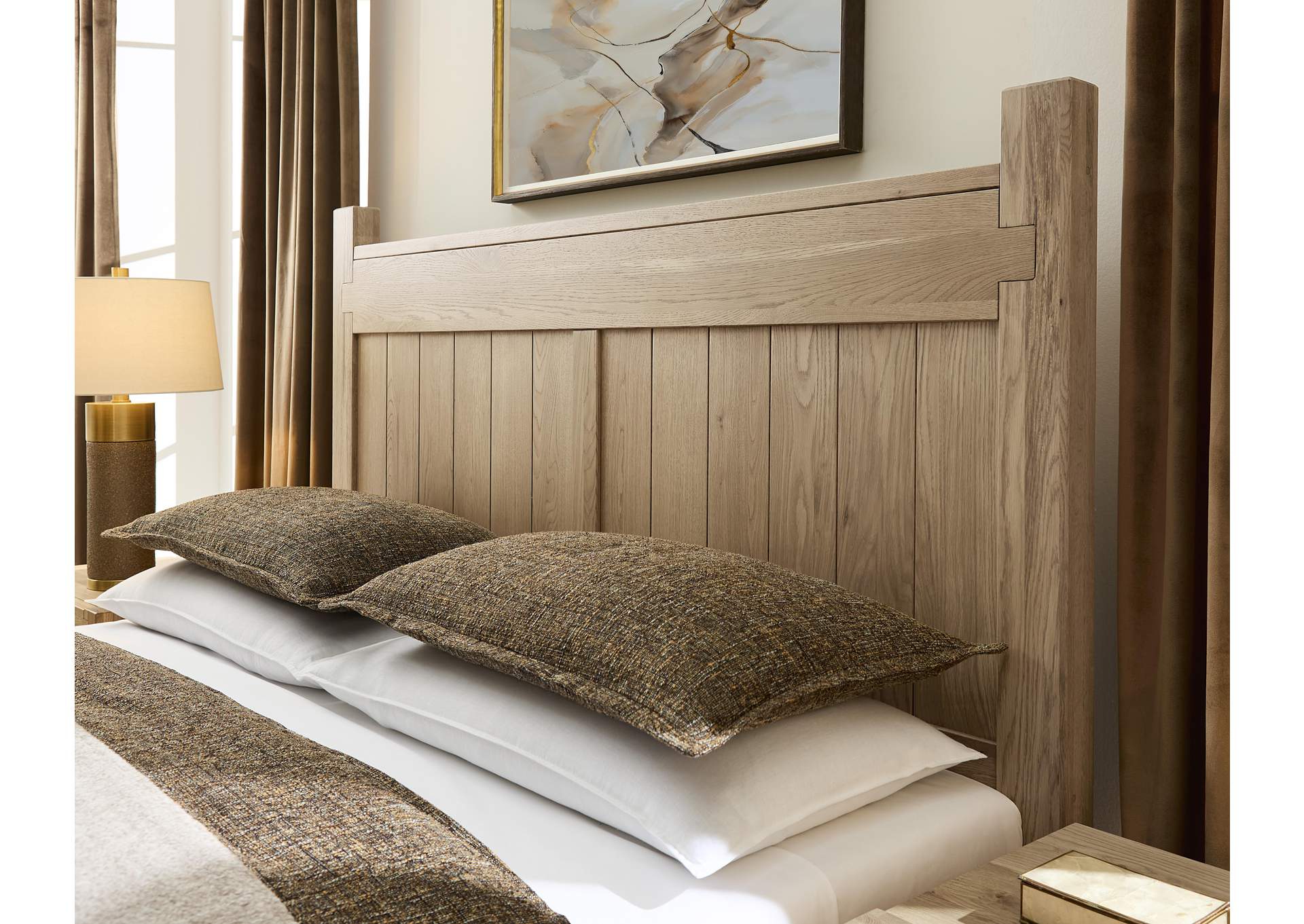 Joinery-Natural Oak King Poster Bed image 3