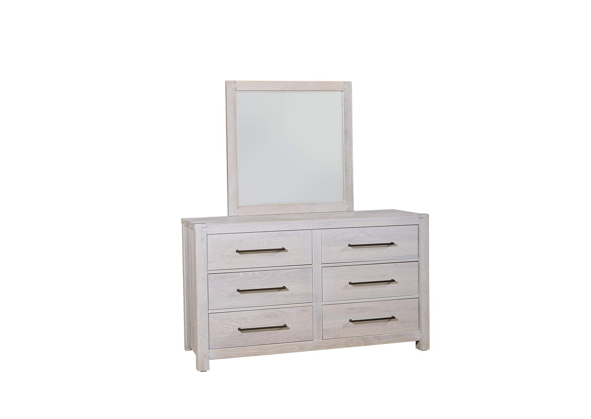 Joinery-Washed White Oak Dresser - 6 Drawer image 1