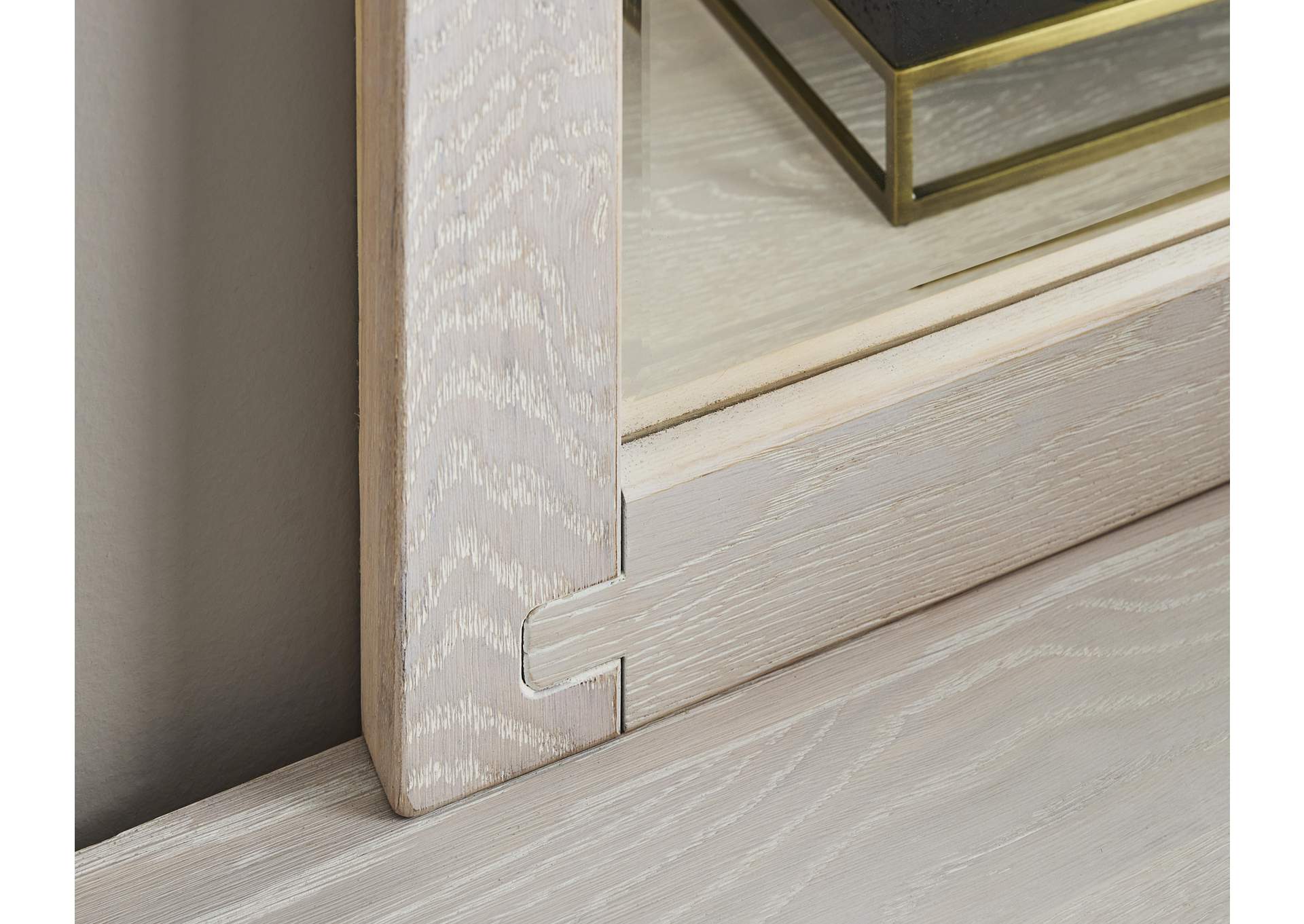 Joinery-Washed White Oak Landscape Mirror image 7