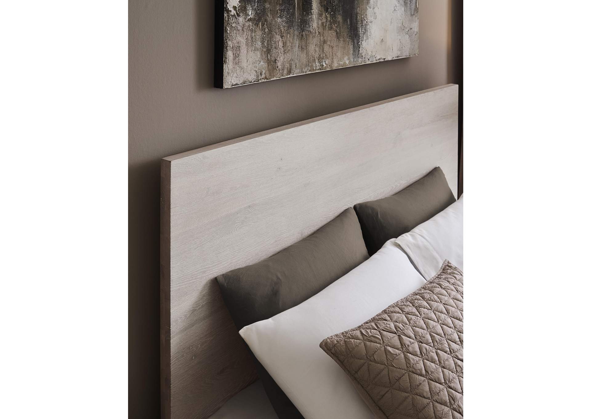 Joinery-Washed White Oak California King Plank Bed image 4