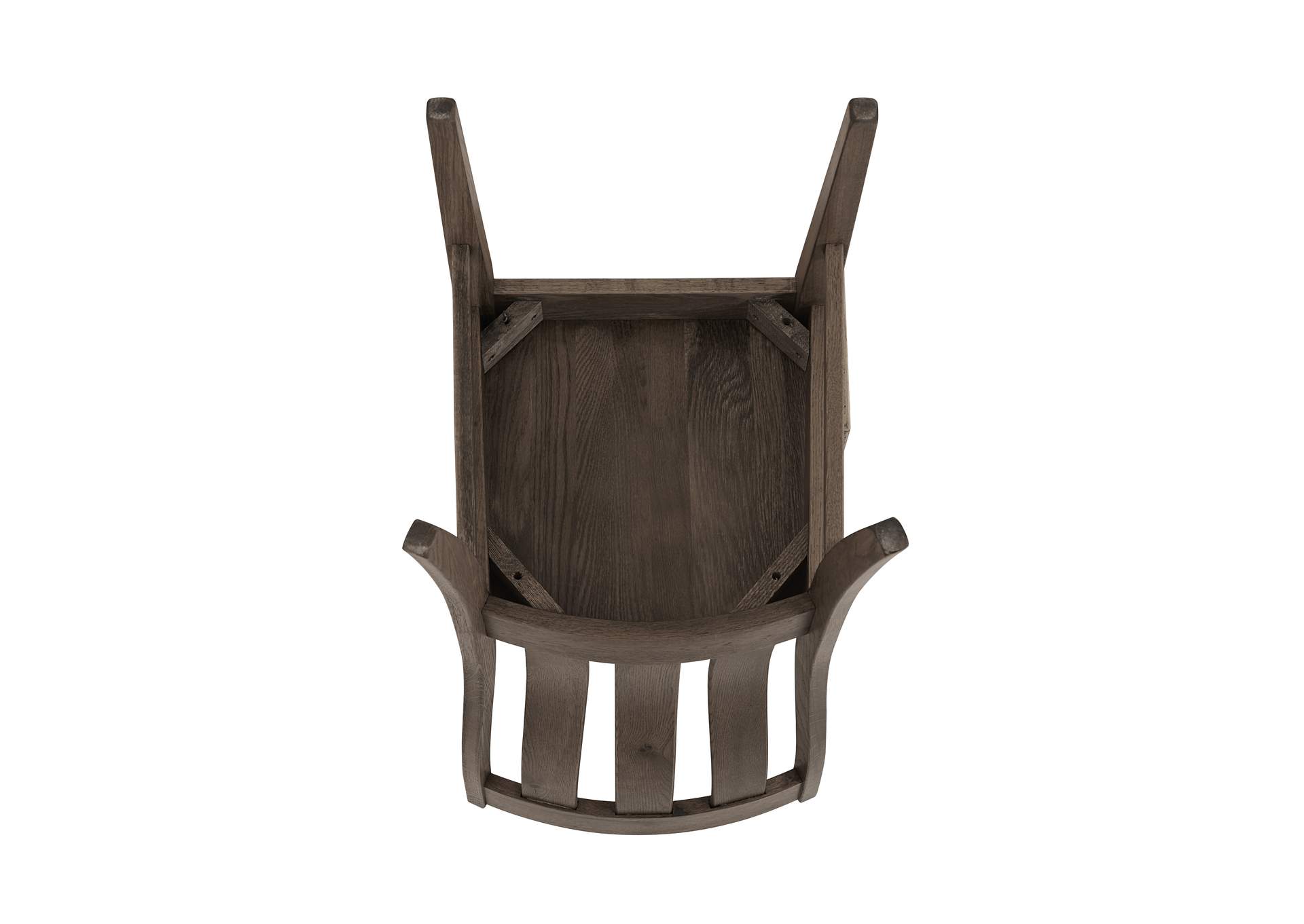 Dovetail Dining - Aged Grey Vertical Slat Chair