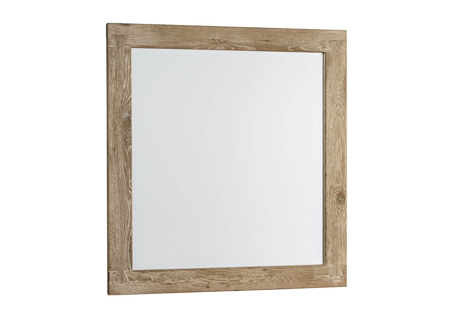Dovetail-Sun Bleached White Landscape Mirror
