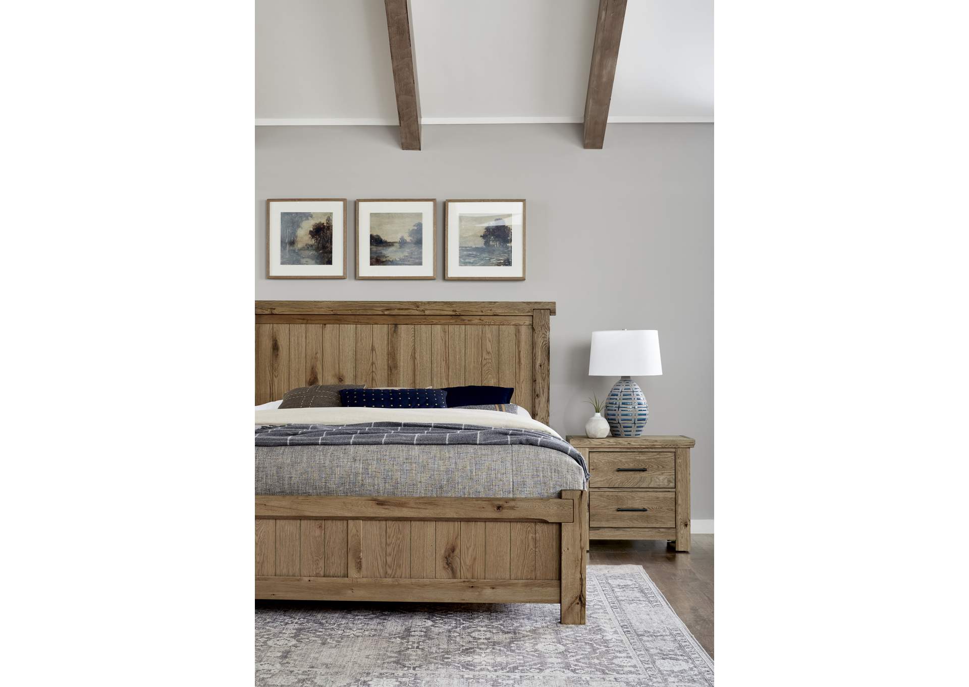 Yellowstone - Chestnut Natural Nightstand - 2 Drawer