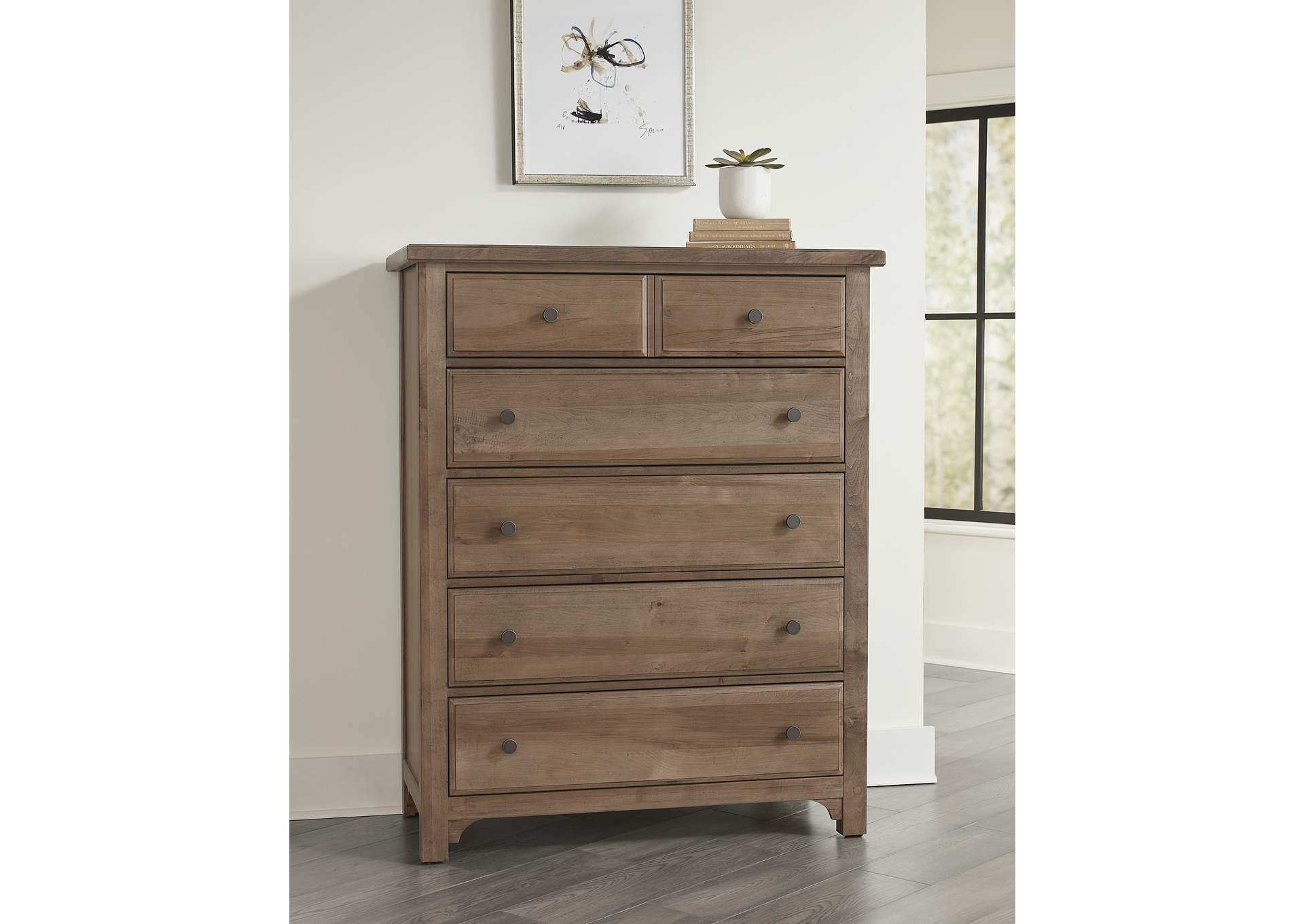 Cool Farmhouse - Natural Chest - 5 Drawer