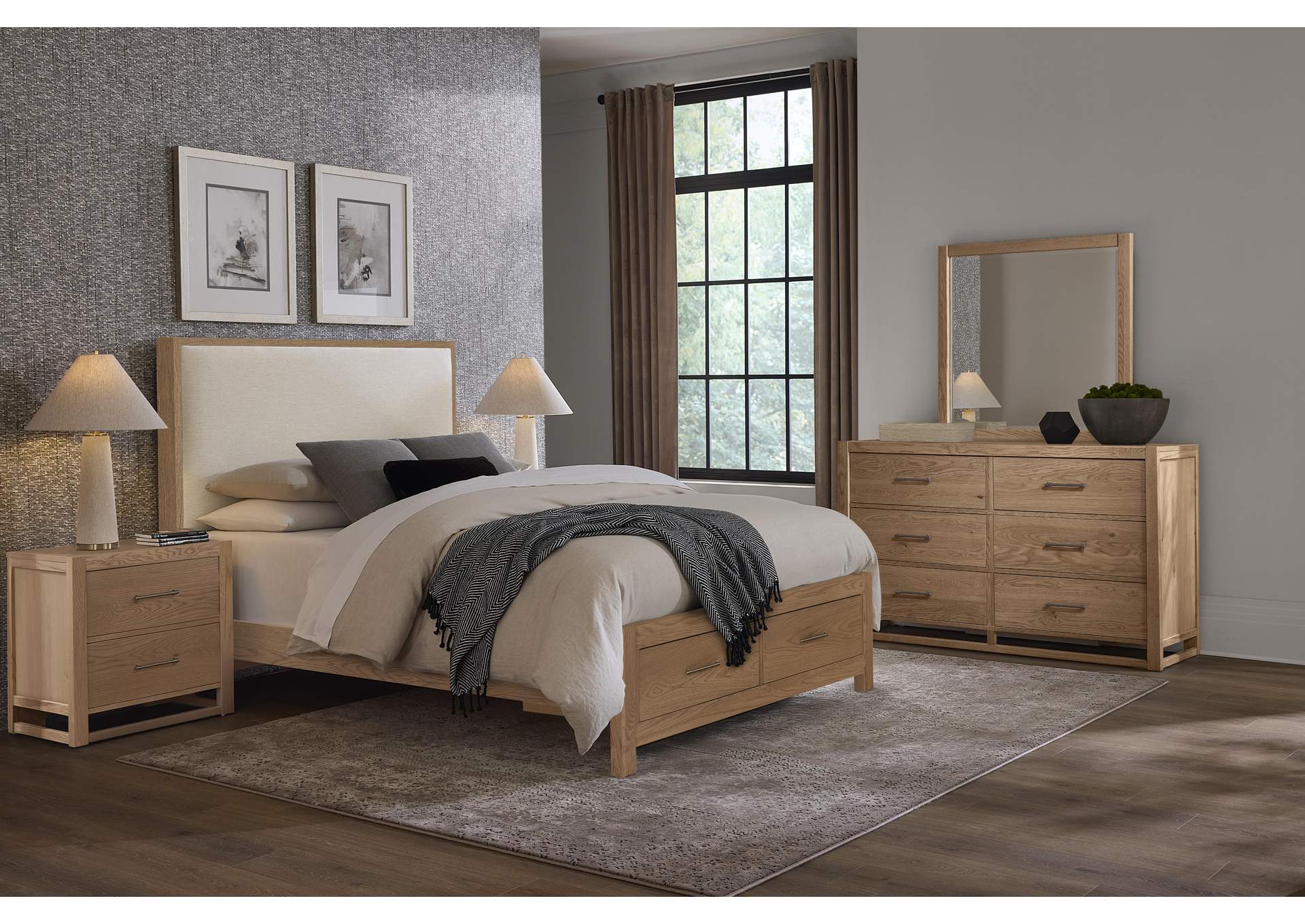 Lodge & Loft-Blond Oak Landscape Mirror image 5