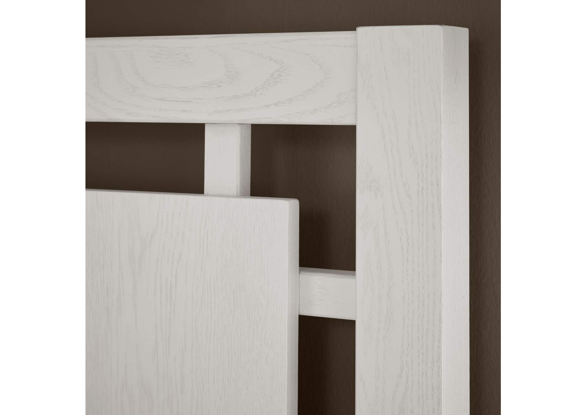 Lodge & Loft-Soft White King Floating Panel Bed image 6