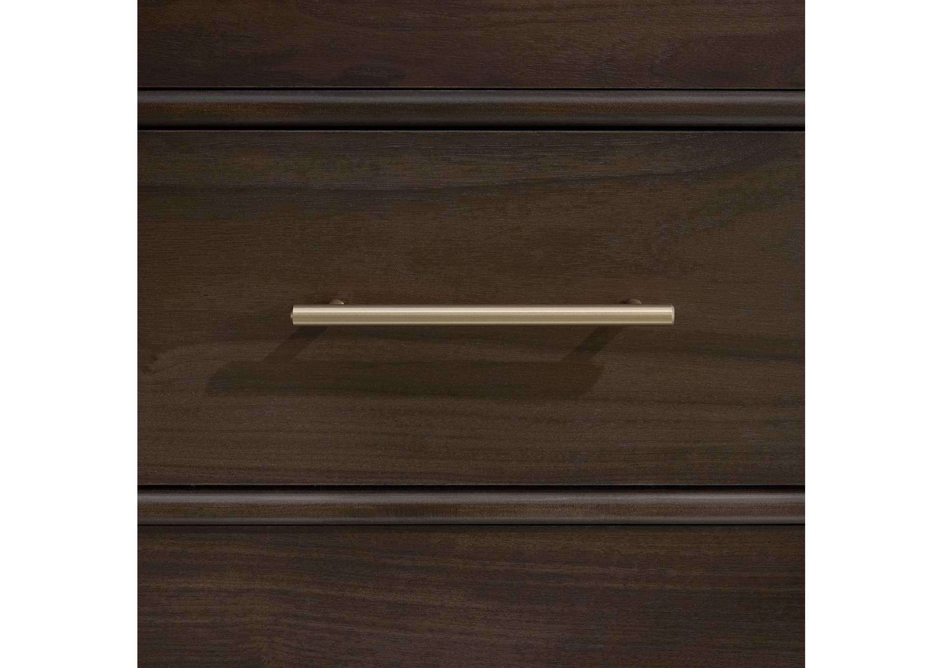 Nordhaven-Nordic Walnut Dresser - 6 Drawer image 3