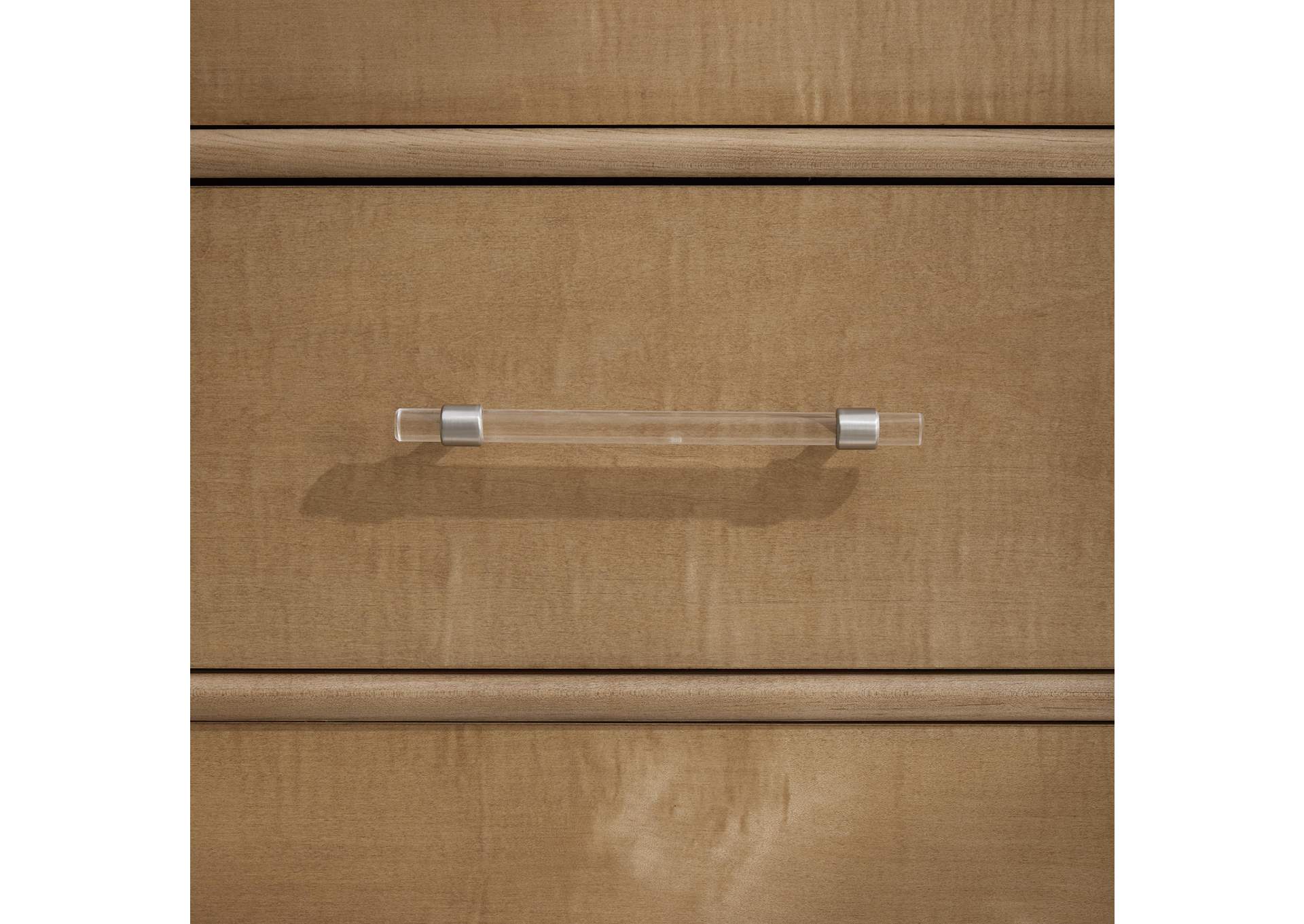 Nordhaven-Clear Maple Nightstand - 2 Drawer image 3