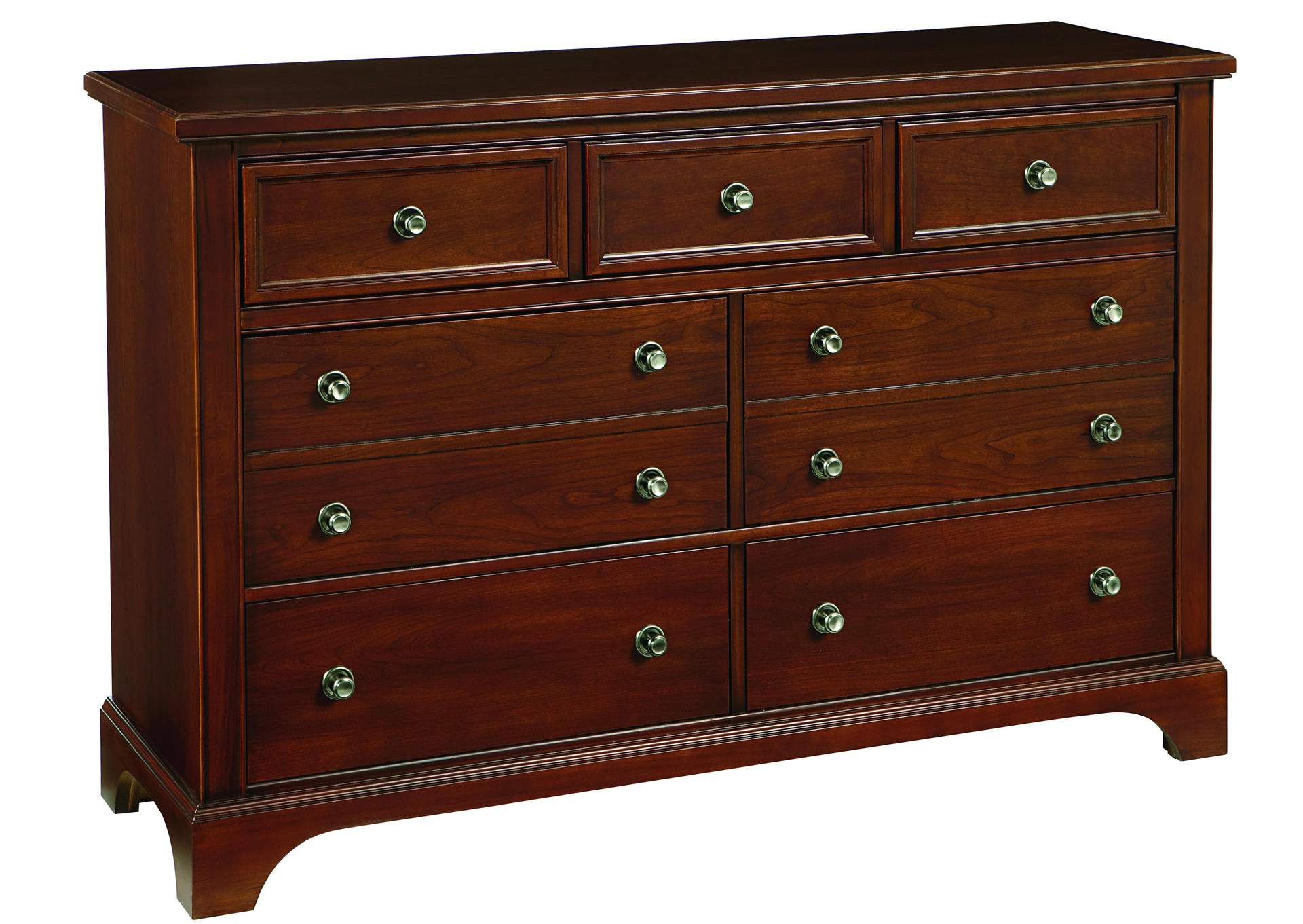 Jamestown Oak-Bleached Triple Dresser - 8 Drawer image 1