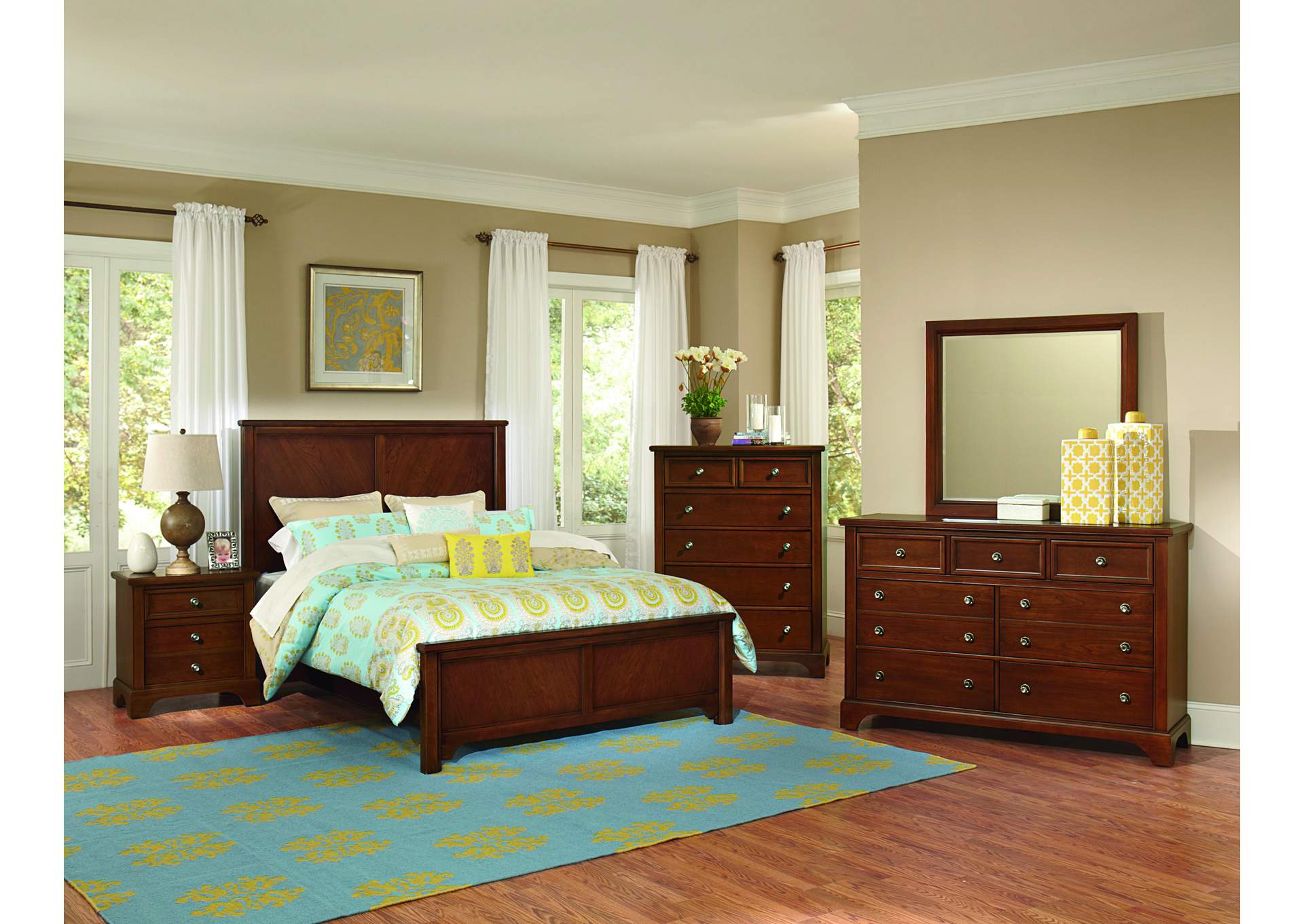 Jamestown Oak-Bleached Triple Dresser - 8 Drawer image 4