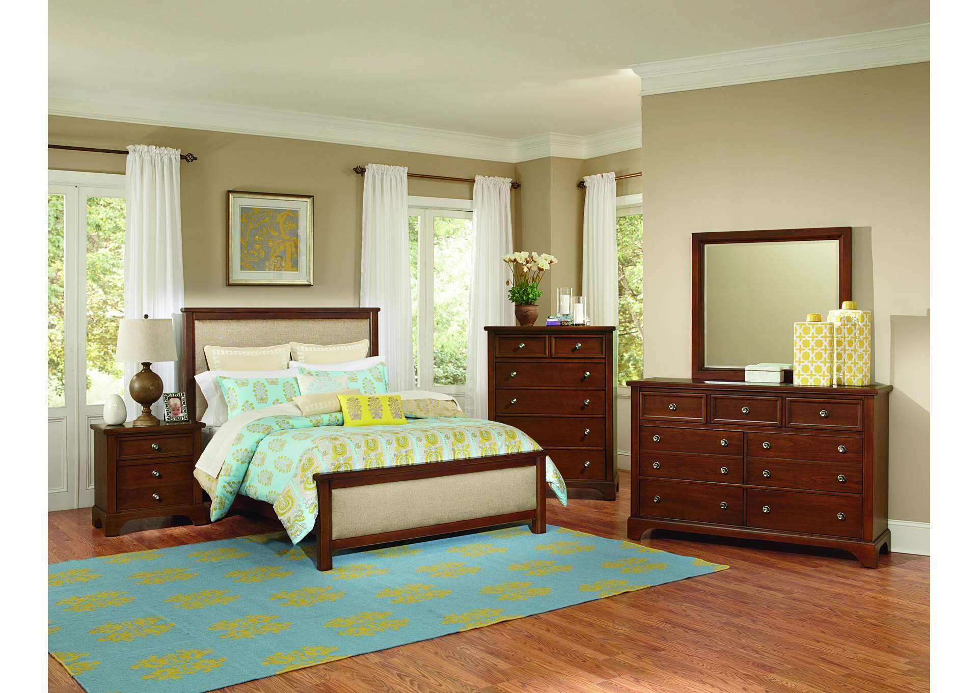 Jamestown Oak-Bleached Triple Dresser - 8 Drawer image 5