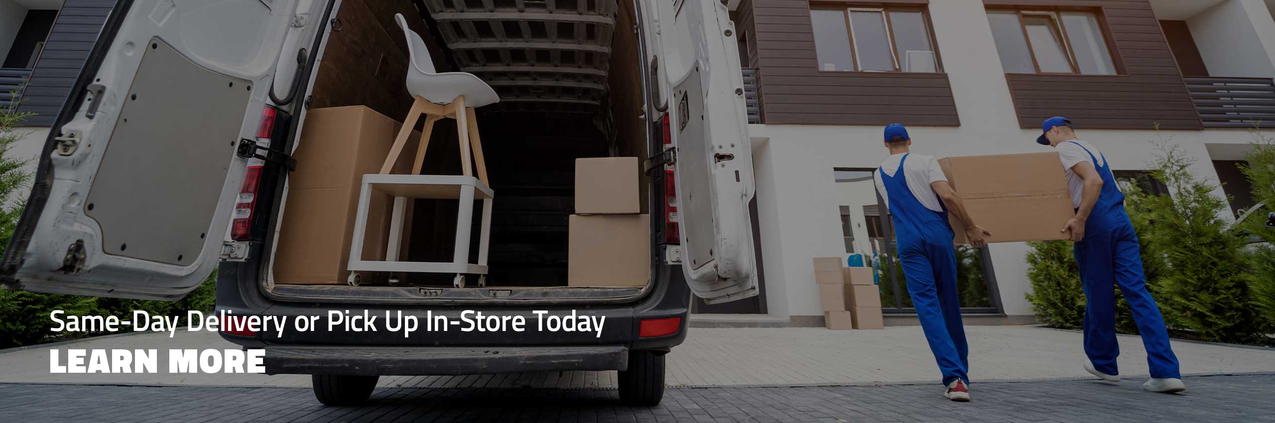Same-Day Delivery or Pick Up In-Store Today – LEARN MORE 