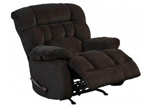 Daly Chocolate Rocker Recliner image 1