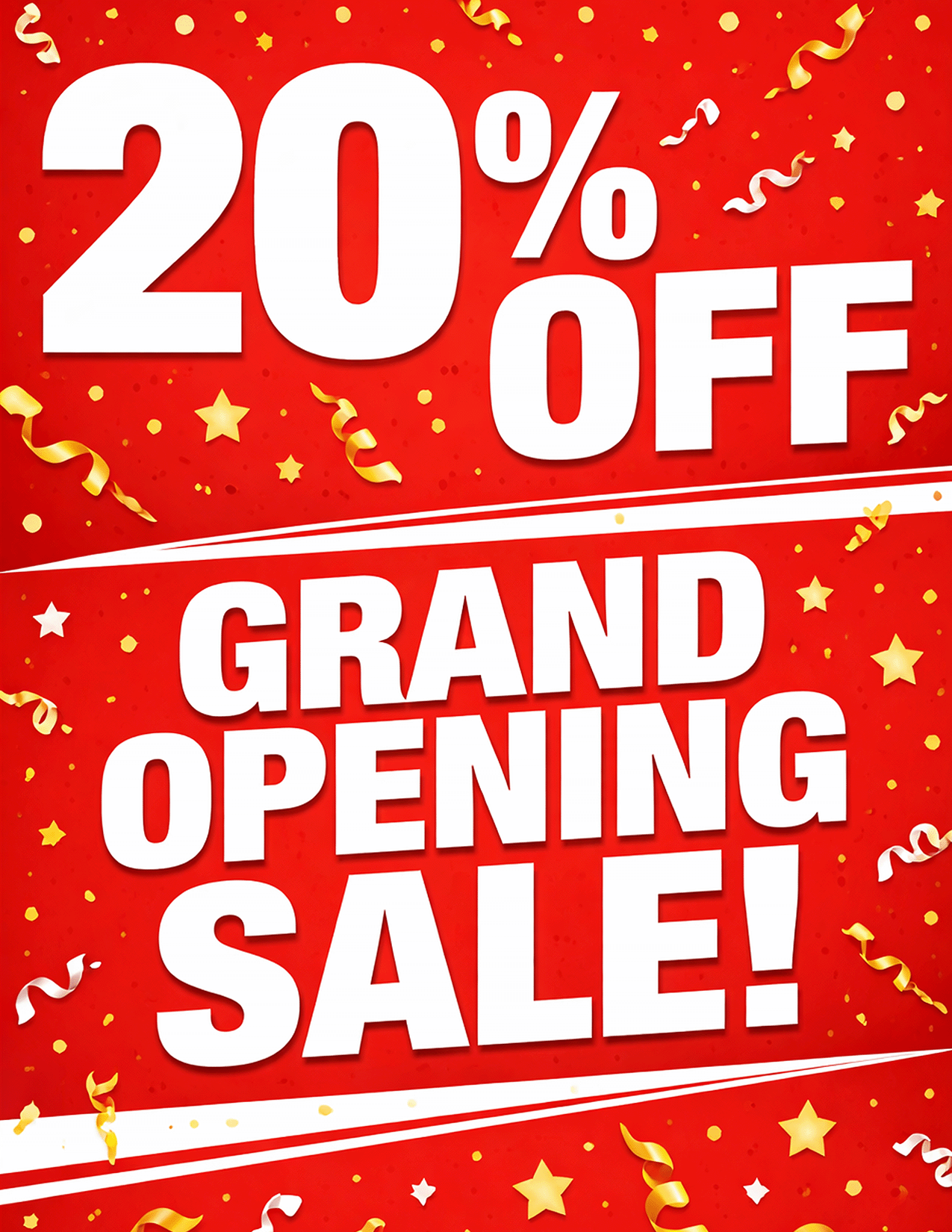 Grand Opening 20%