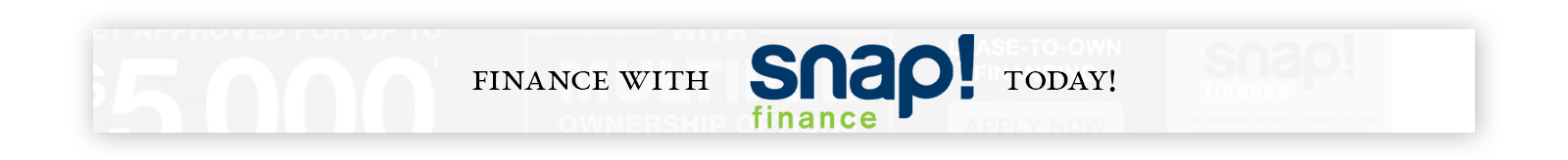 Financing with Snap Today - Click Here