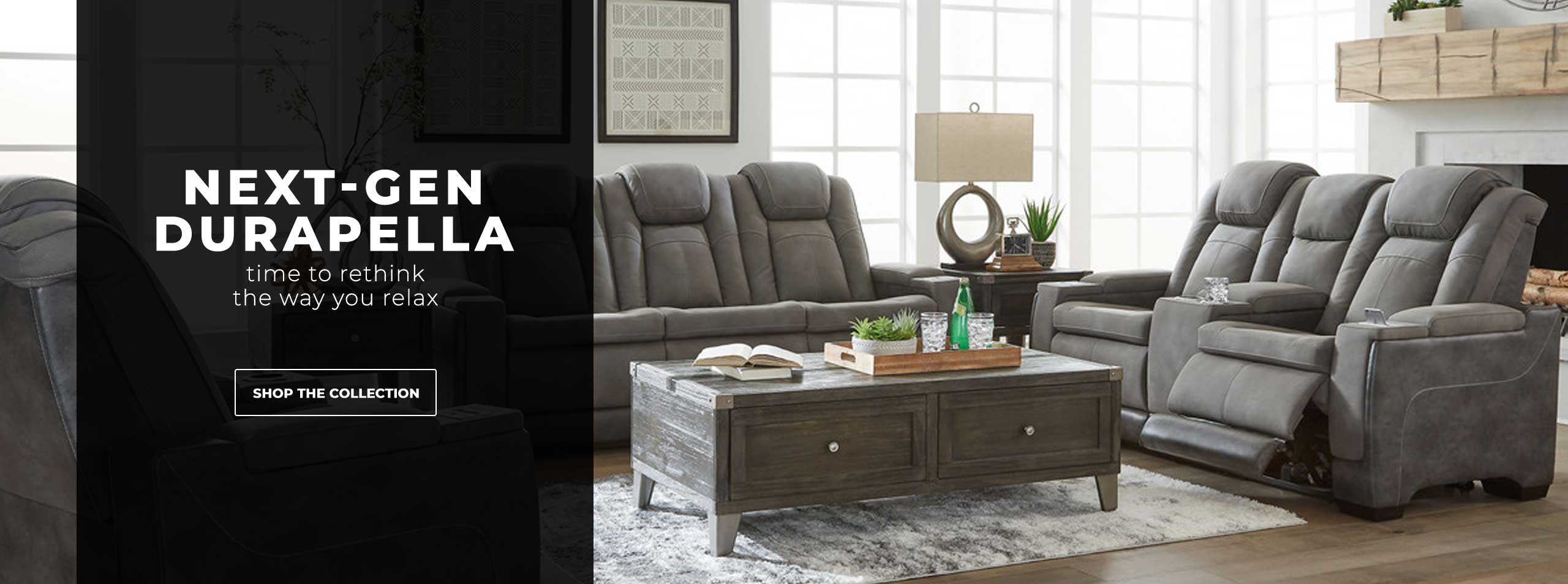 Next-Gen Durapella Reclining Sofa and Loveseat