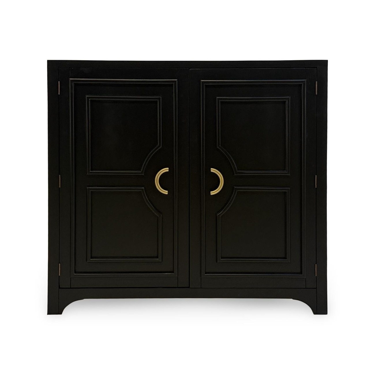 Sandy 2 Door Console Midnight Pure Gold Hardware image 1