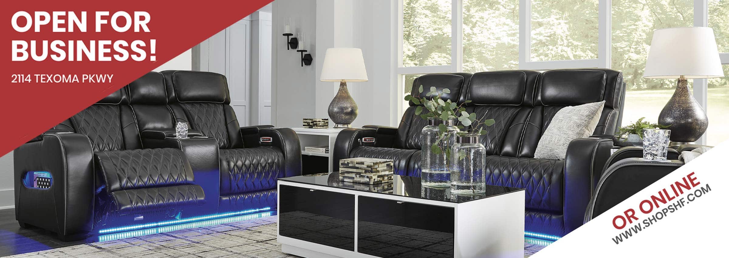 Open for Business or Shop 24/7 Online!