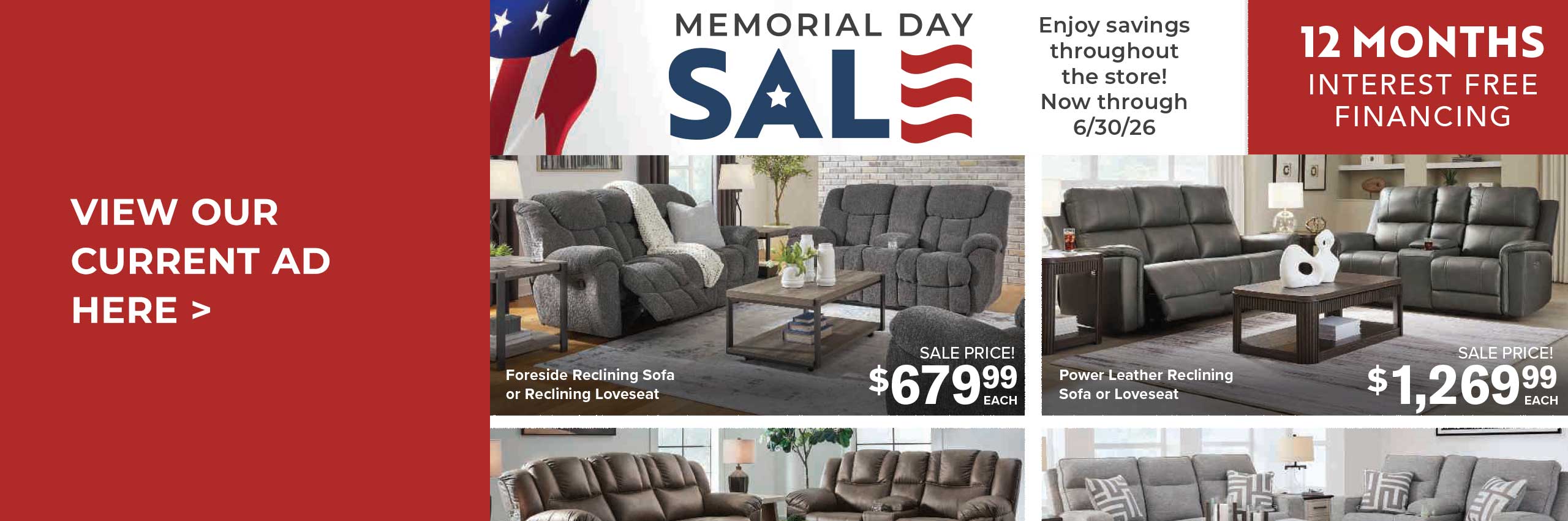 Memorial Day – Shop Now
