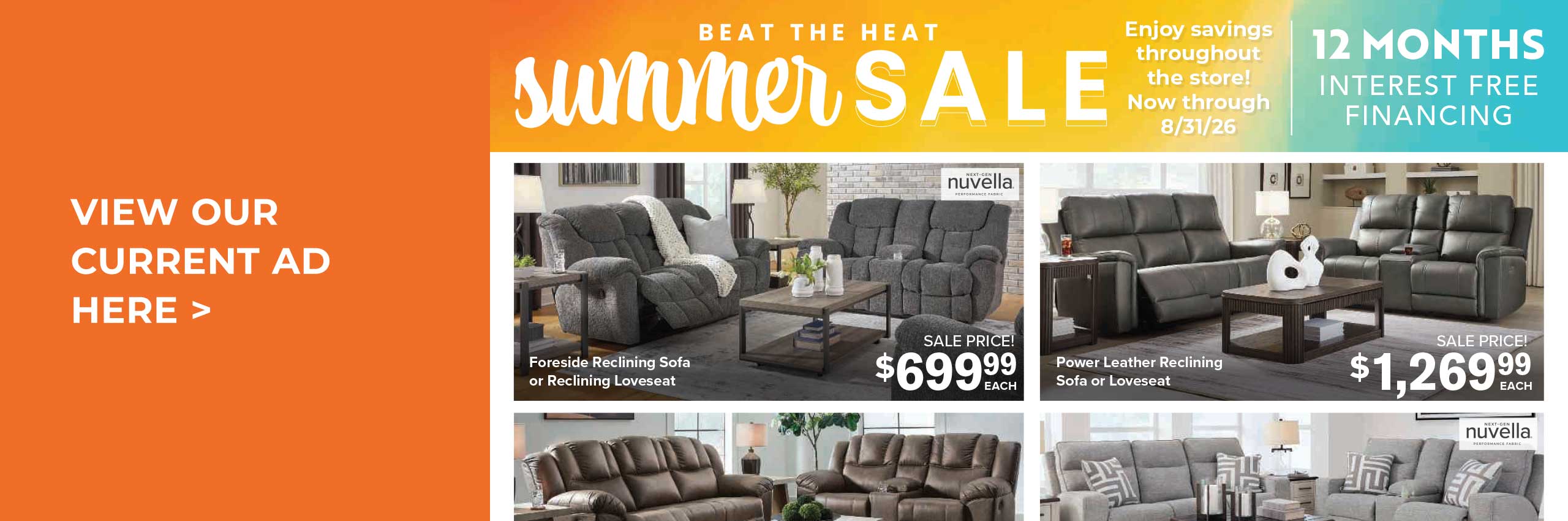 Beat the Heat Summer Sale